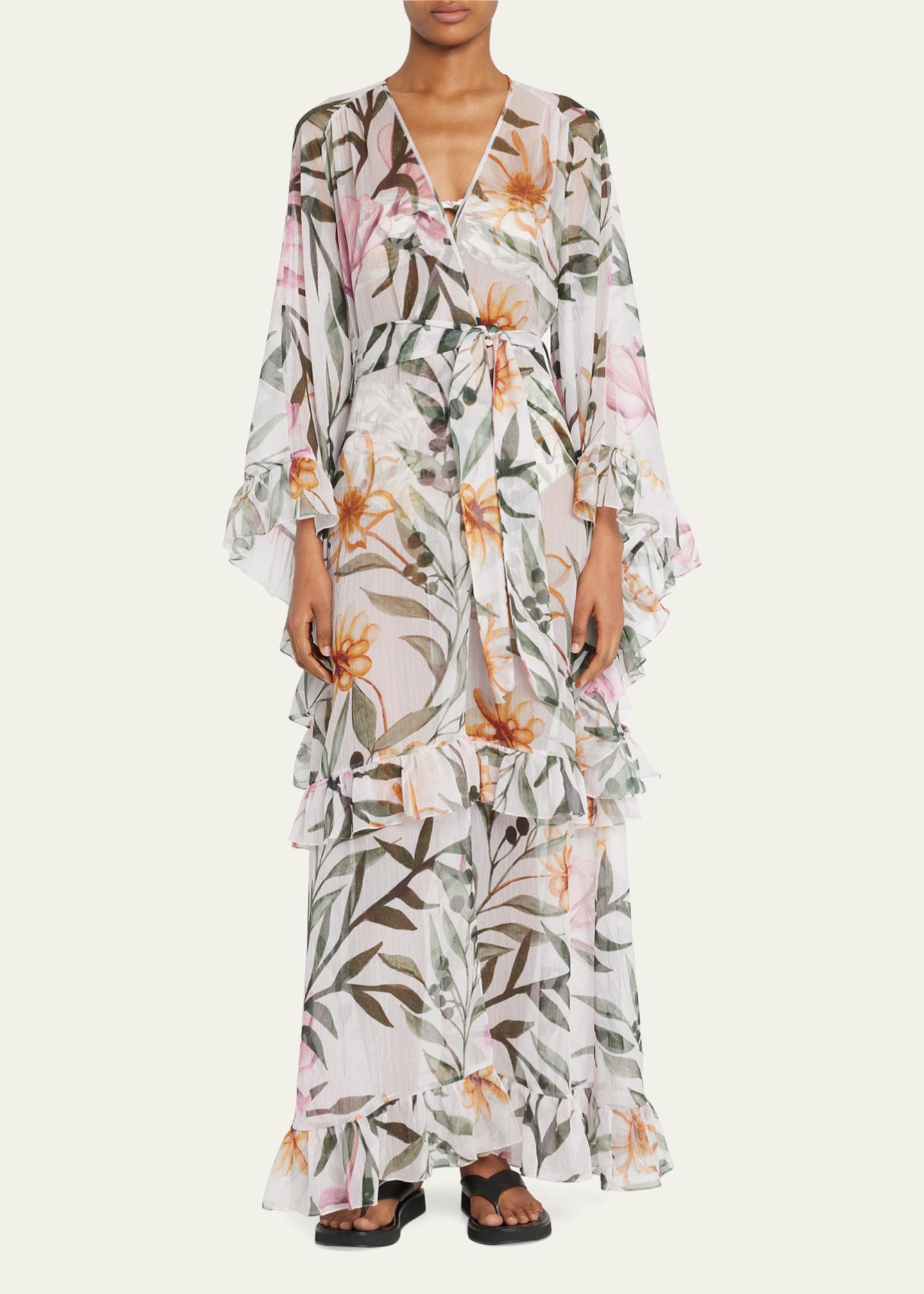 Robe Costello Tagliapietra Bleu Gris Soie Daim - Taille 10 - Neuf Avec étiquettes - Pour Mariage