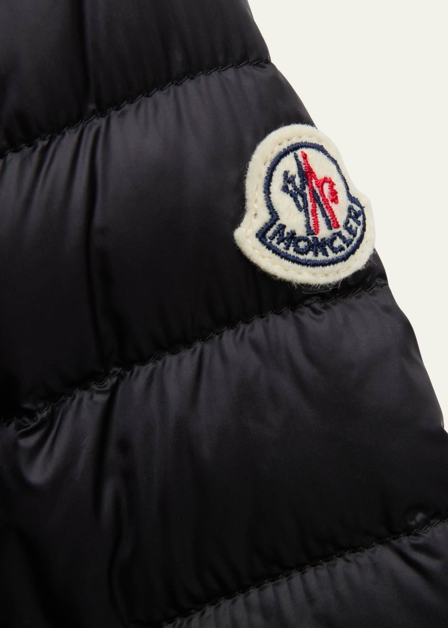 Moncler Girl's Kaukura Puffer Jacket, Size 4-6 Image 3 of 3