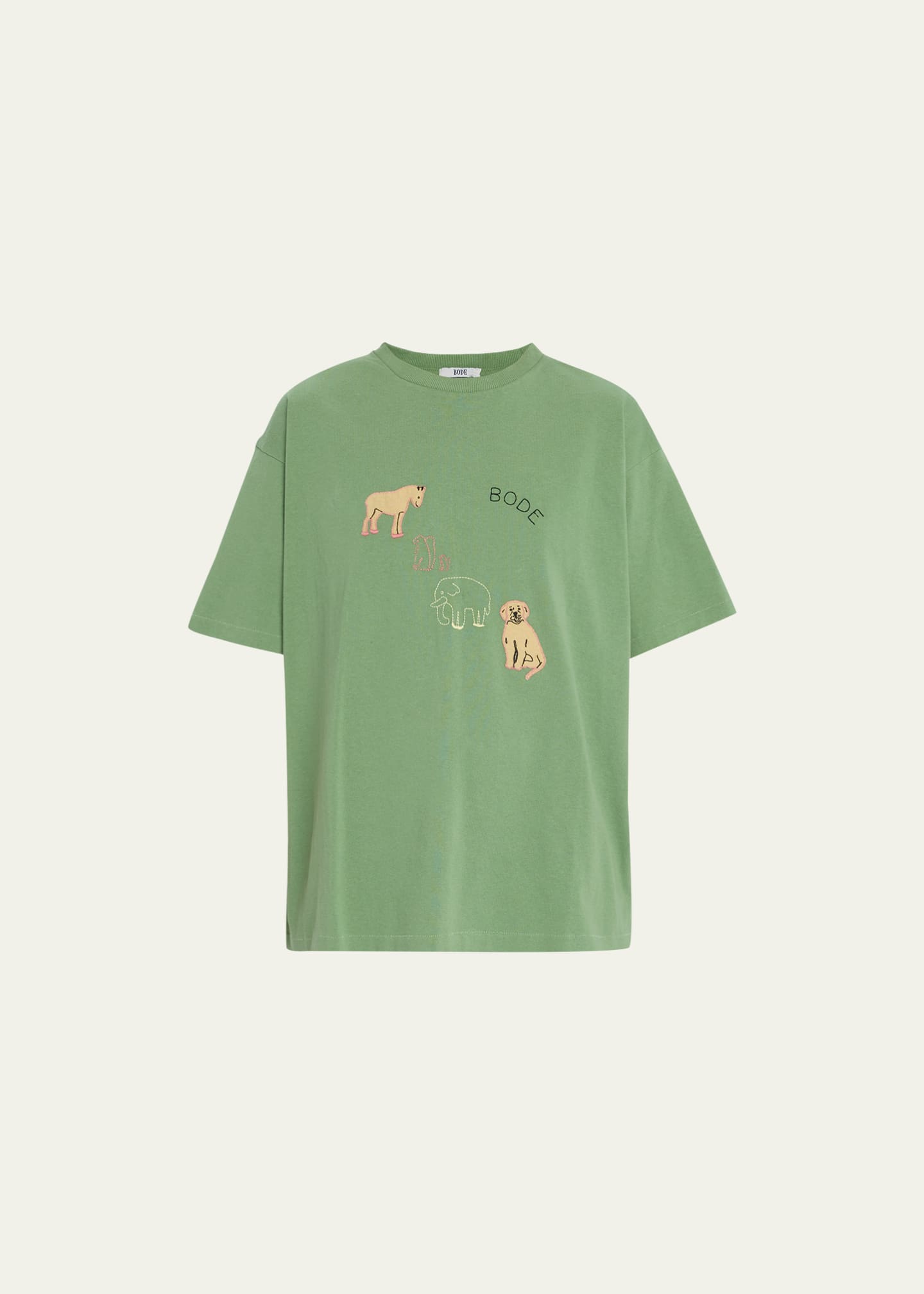 Bode Embroidered Tee