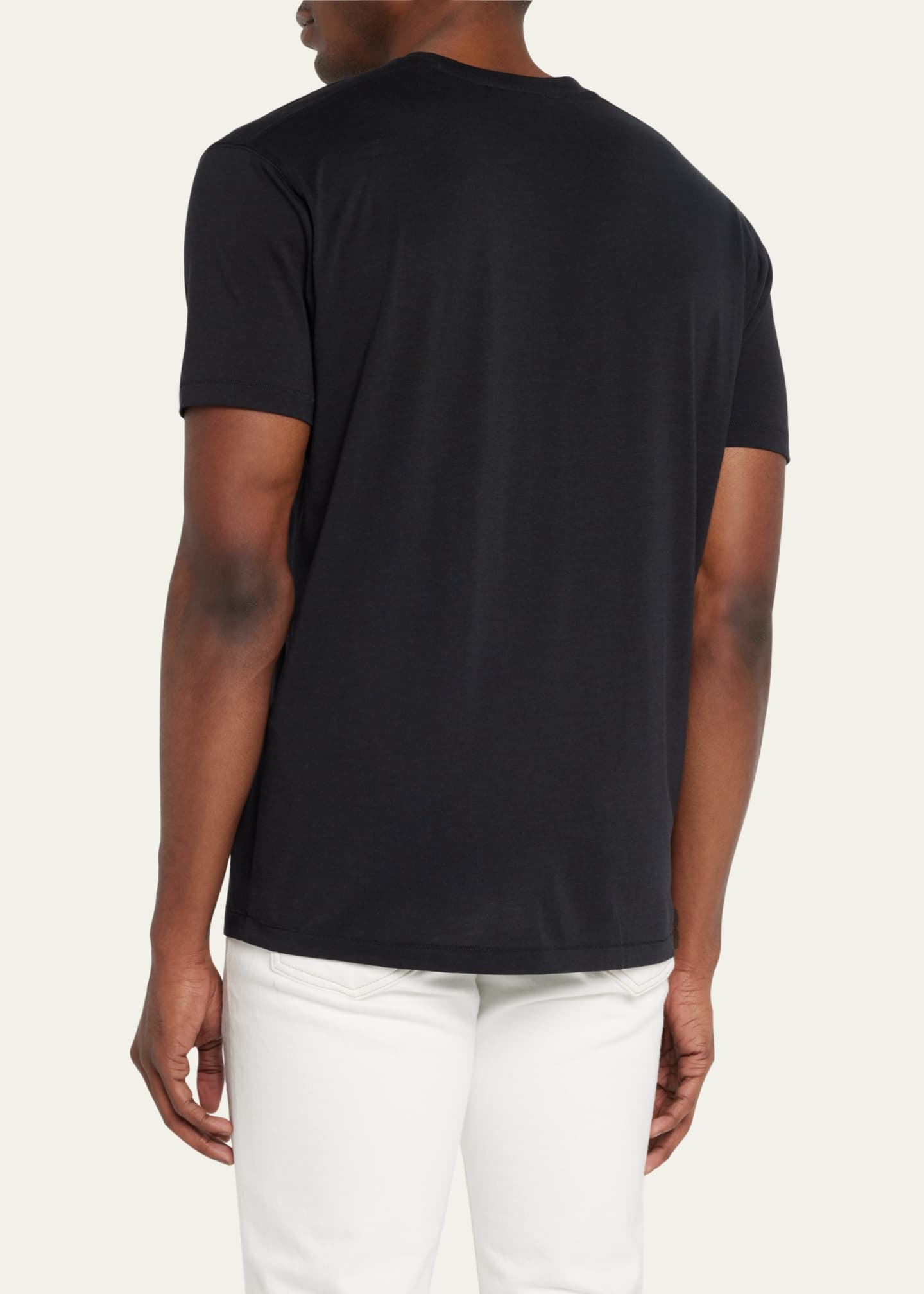 Tom Ford Men's Black Cotton T-Shirt
