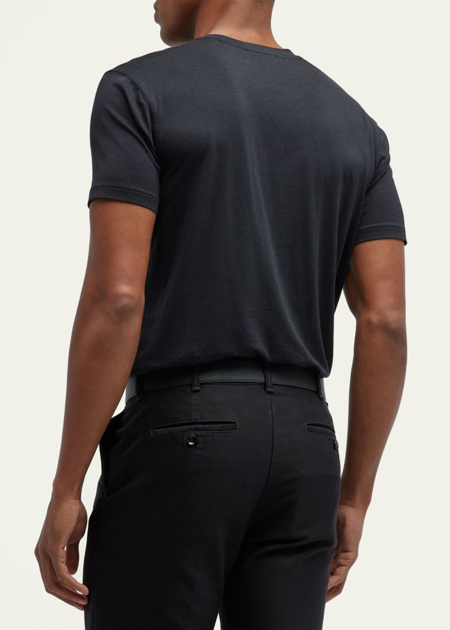 【関税＆送料込み】Tom Ford Black Cotton Crewneck T-Shirt COTTON CREWNECK T-SHIRT | Tom Ford Fashion