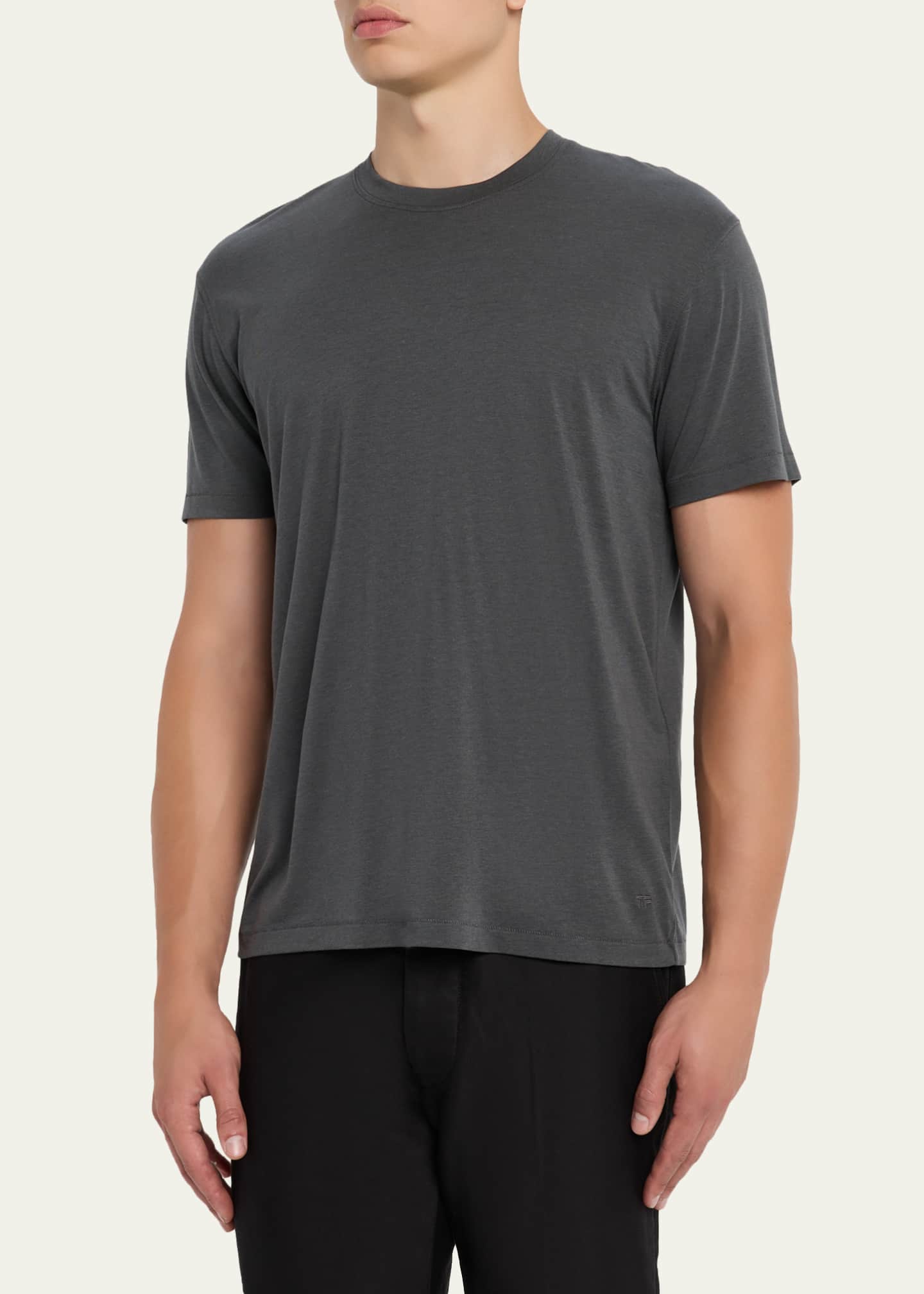Men's Lyocell-Cotton Crewneck T-Shirt