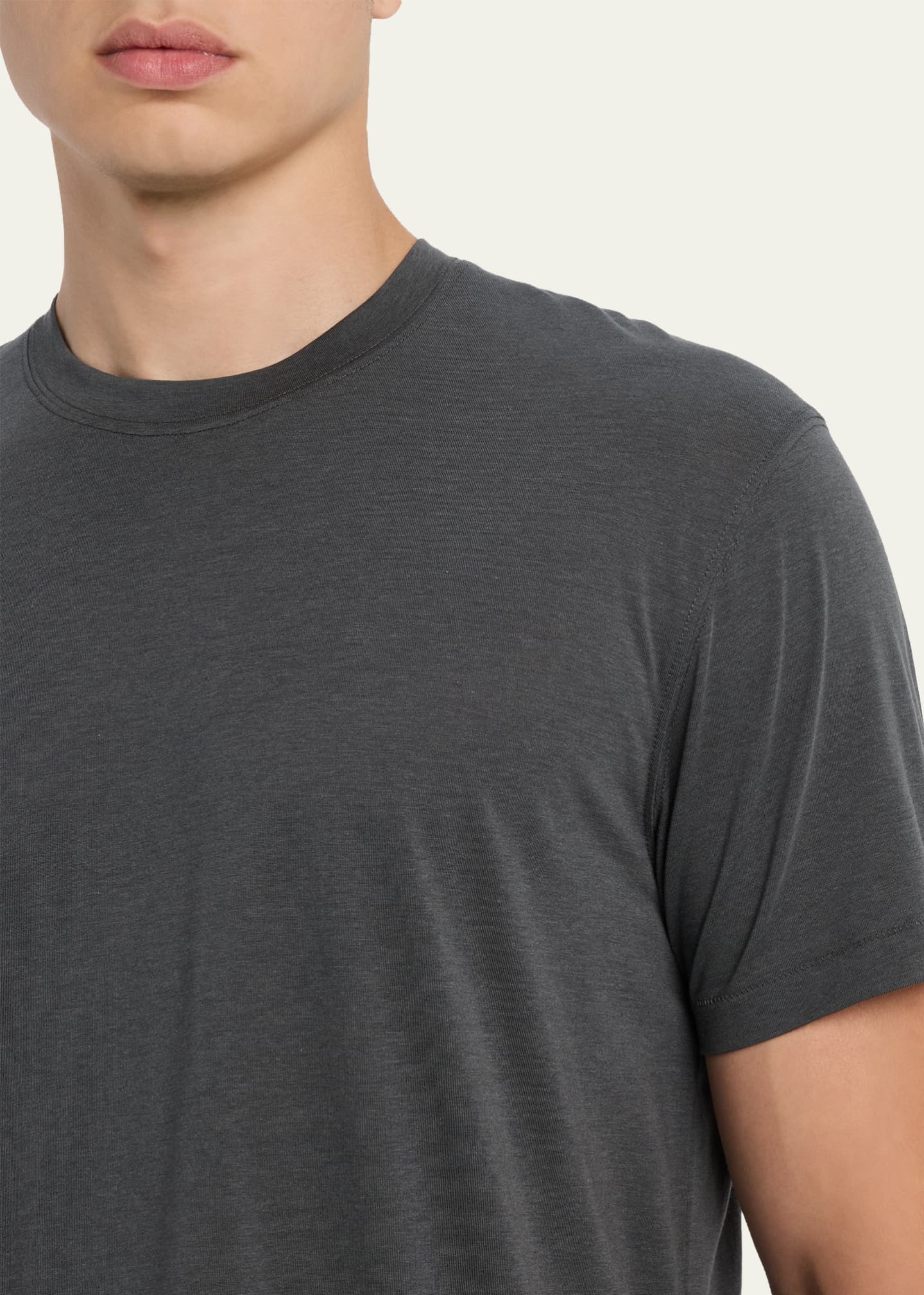 Men's Lyocell-Cotton Crewneck T-Shirt