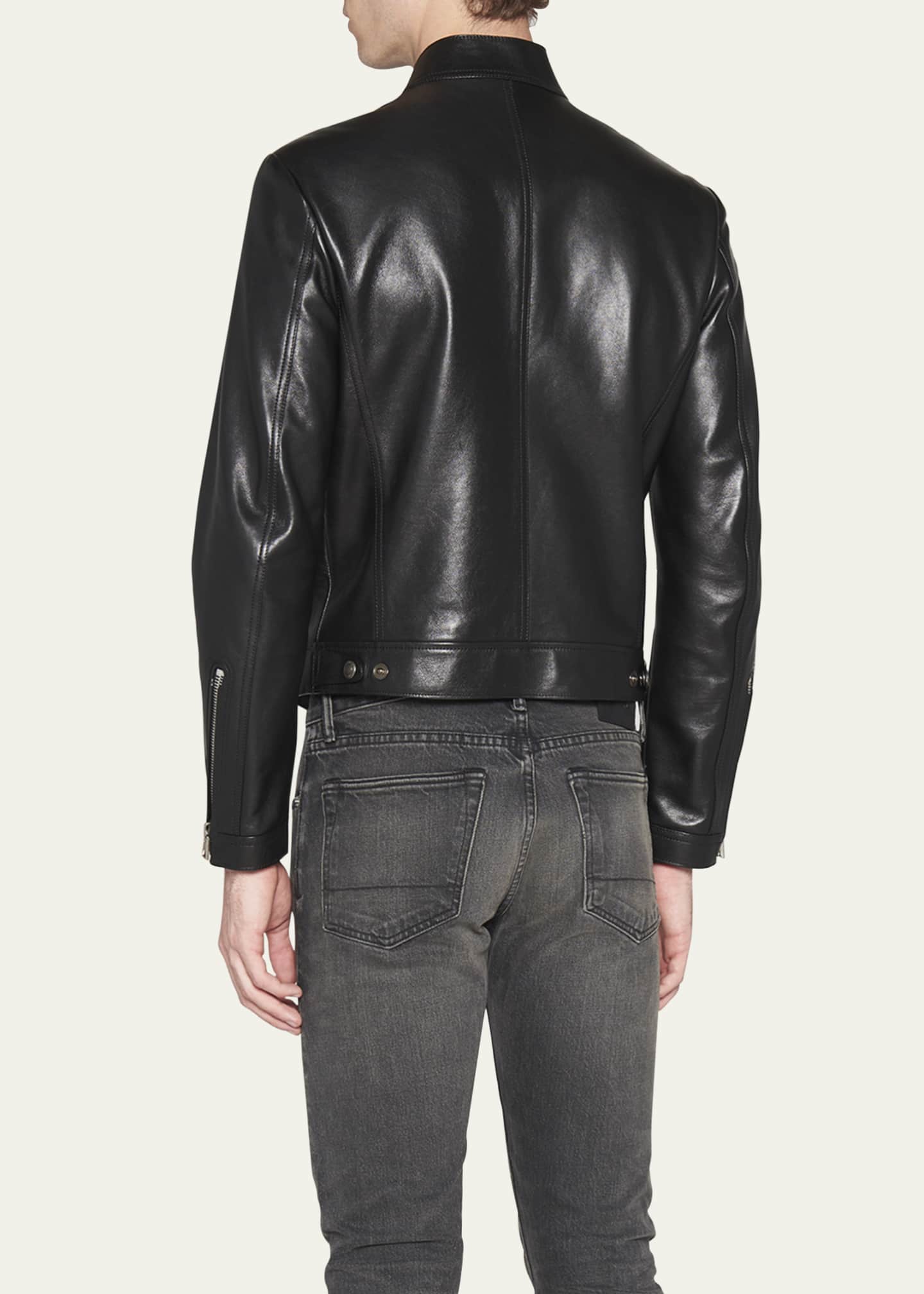 Tom ford biker leather jacket discount