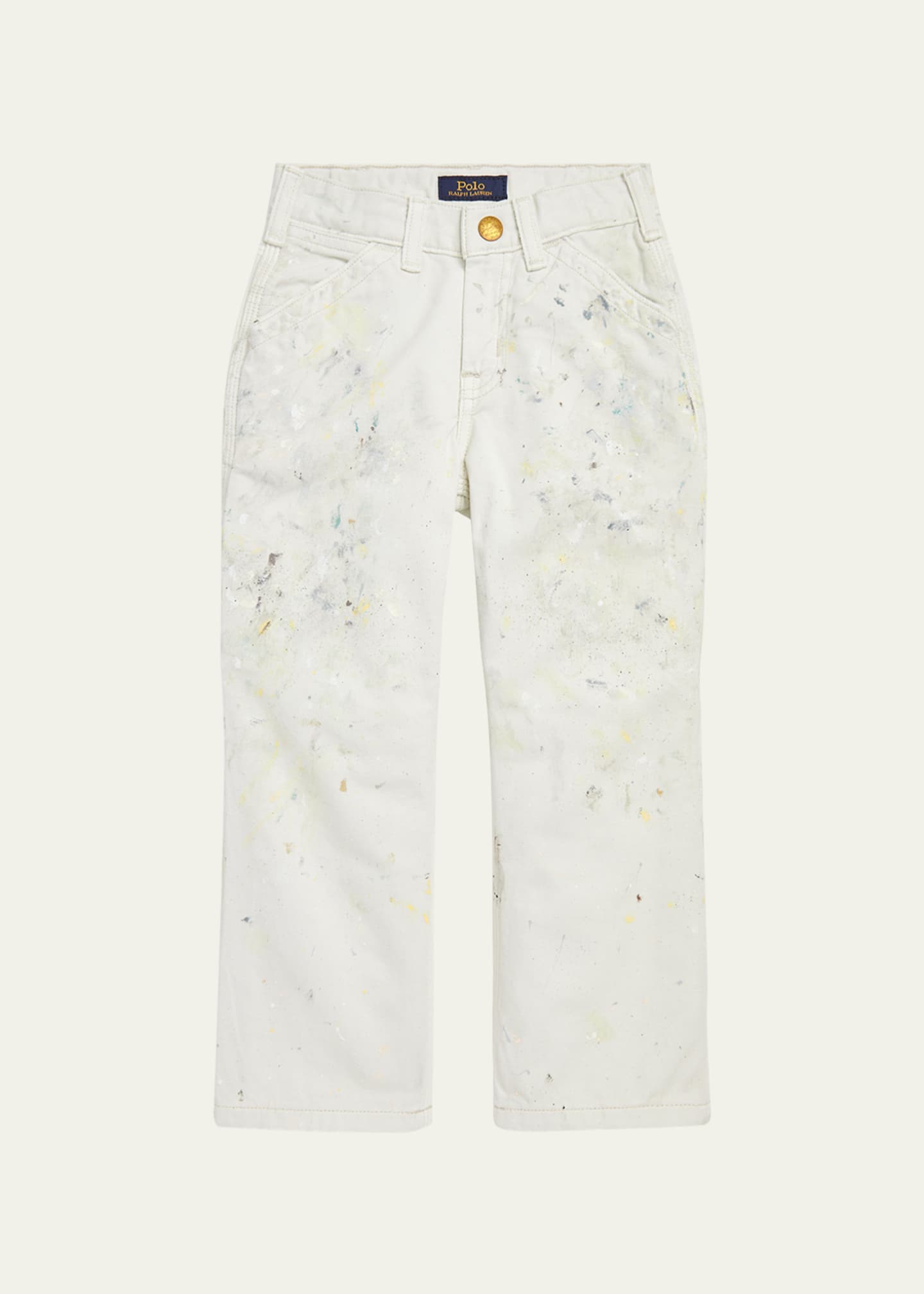 Ralph Lauren Childrenswear Boy's Paint Splatter Cargo Pants, Size