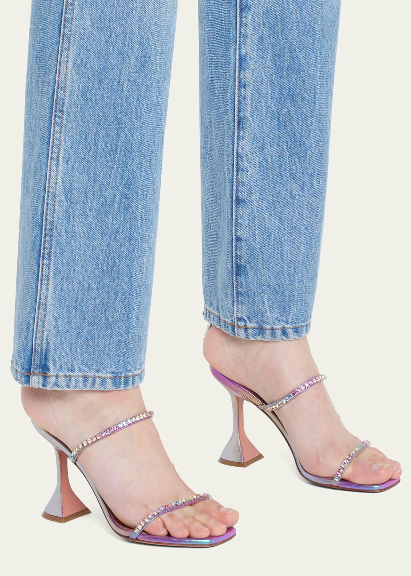 amina muaddi sandals gilda