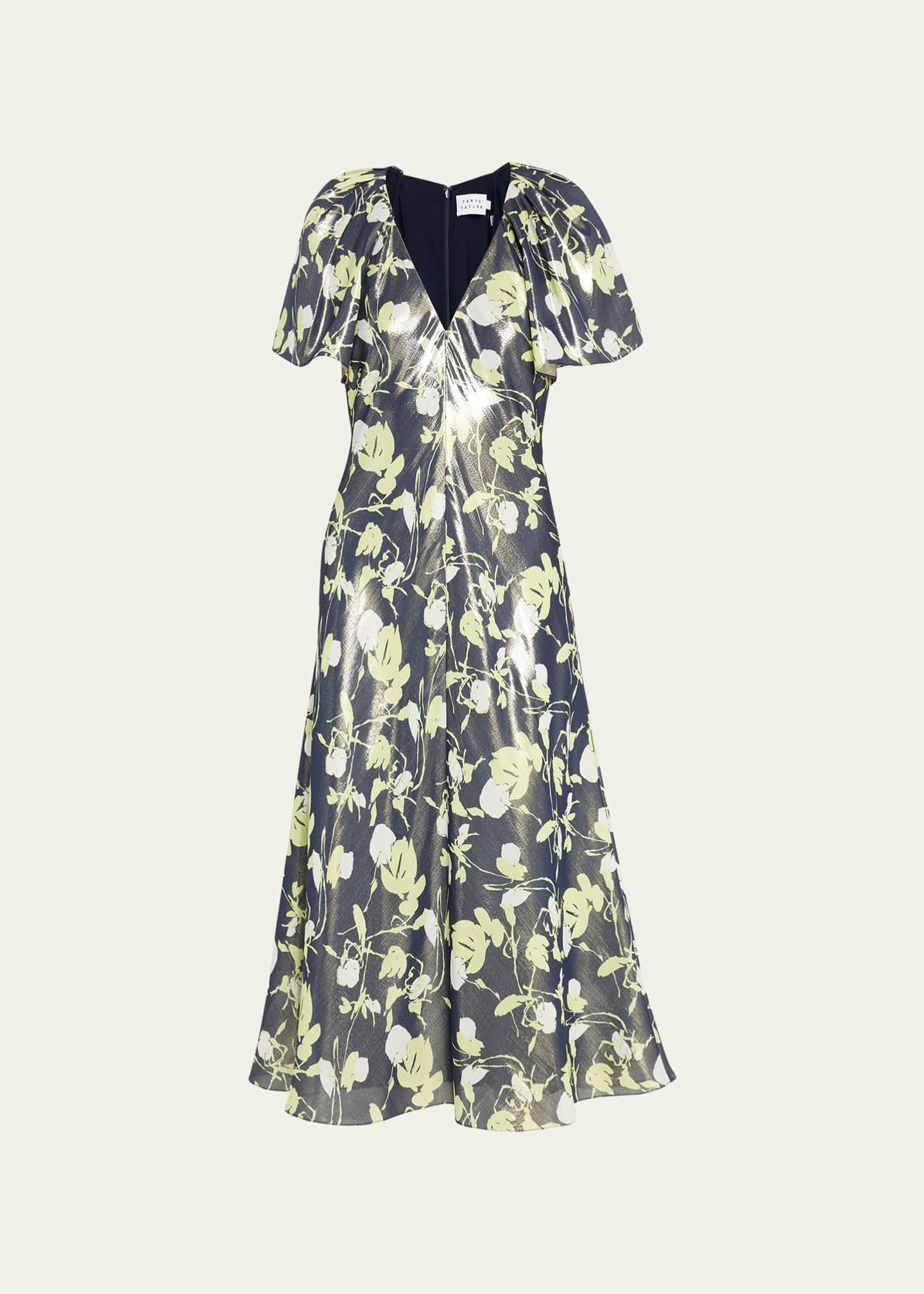 Taylor floral clearance print midi dress