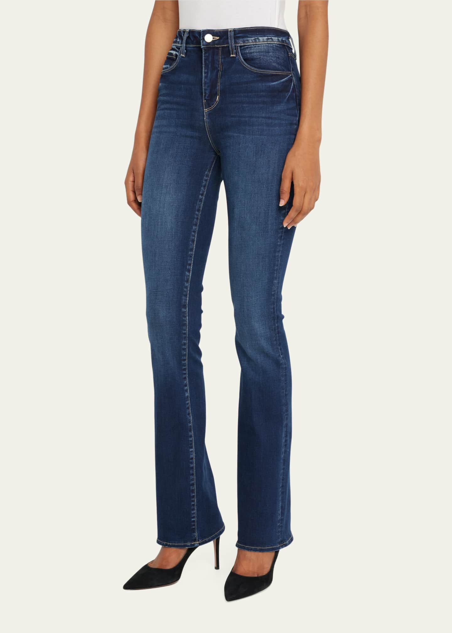 L\'Agence Selma High Rise Baby Bootcut Jeans - Bergdorf Goodman
