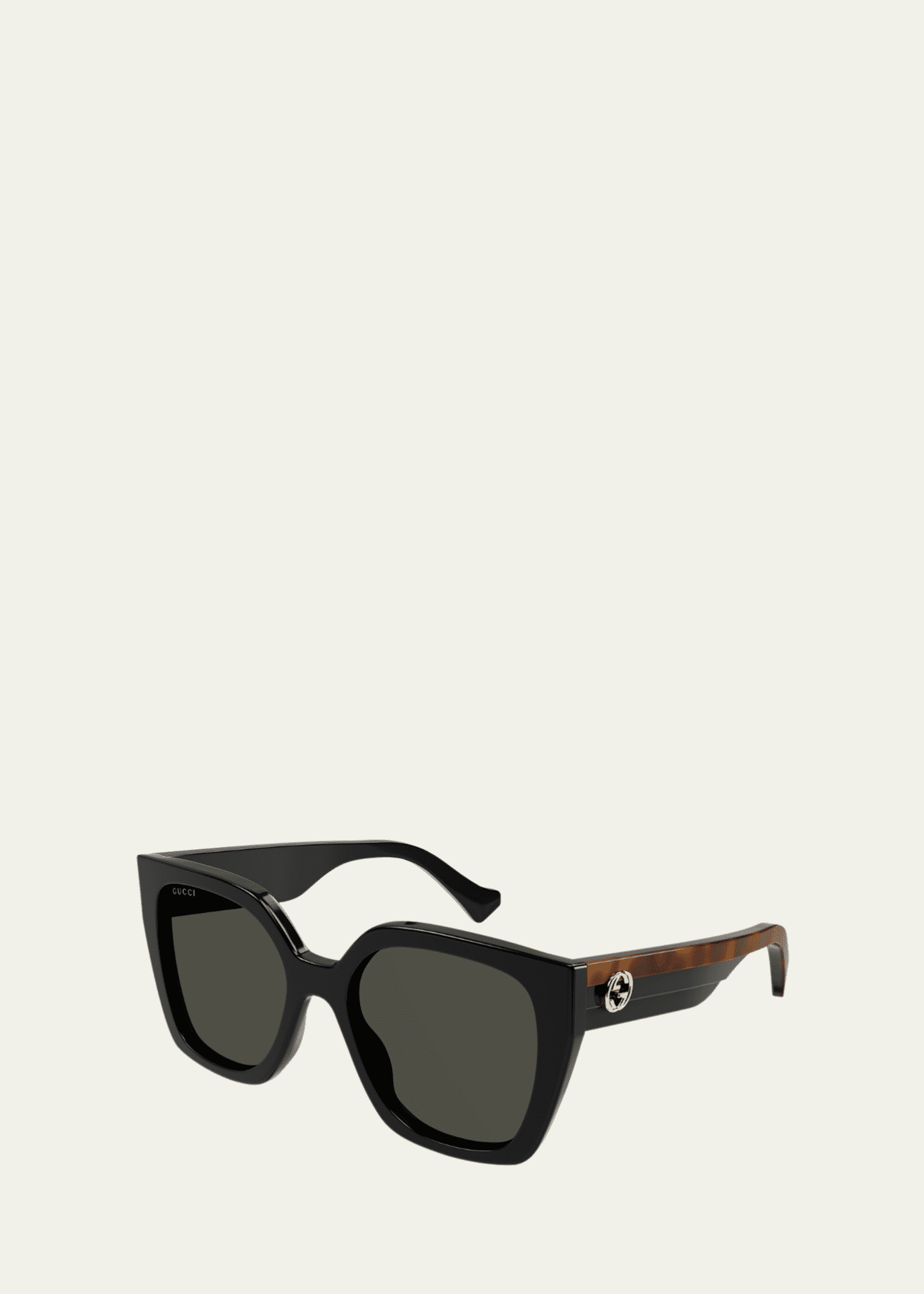 Gucci Color Block GG Injection Plastic Cat Eye Sunglasses