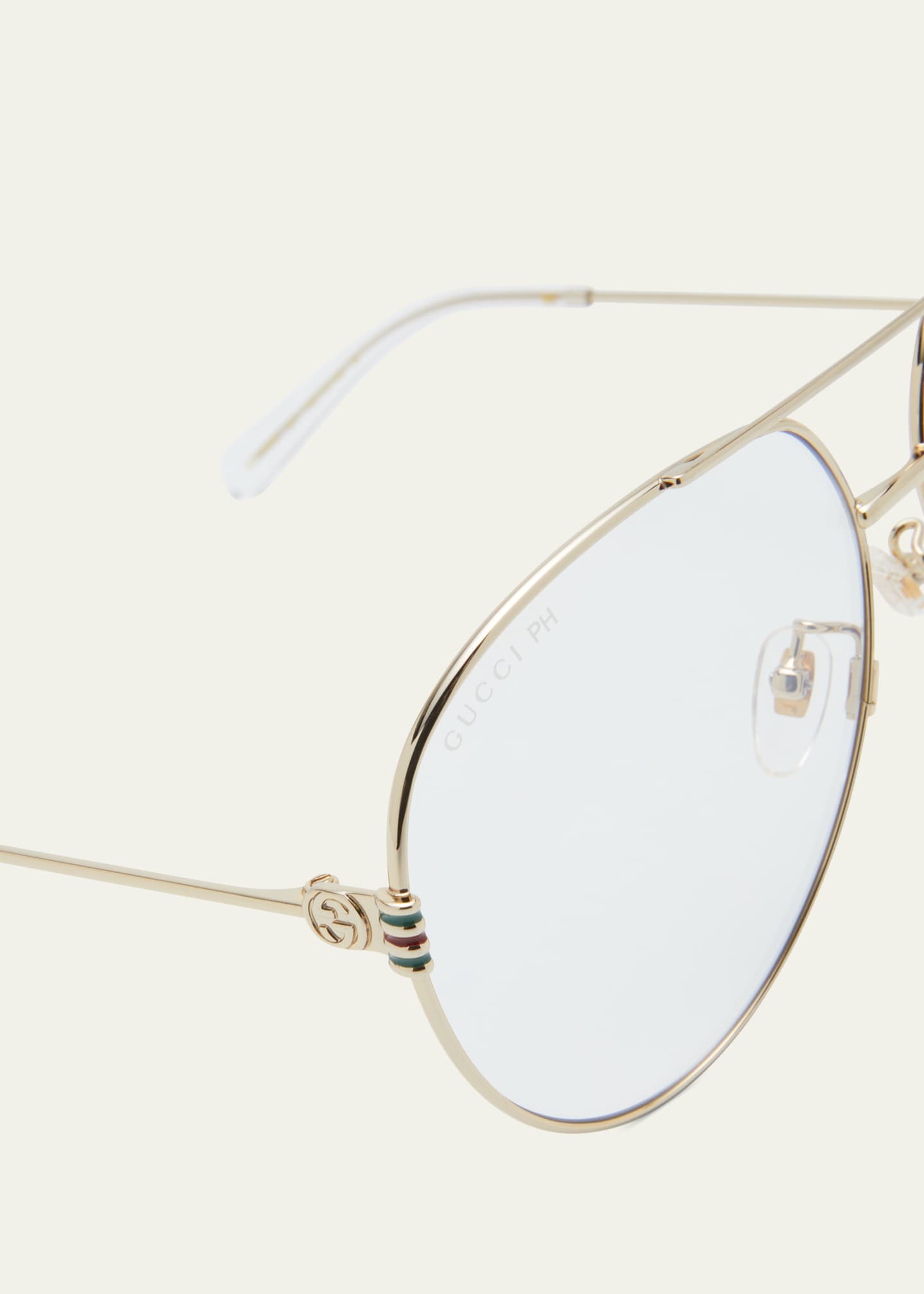 Gucci polarized 2024 aviator sunglasses