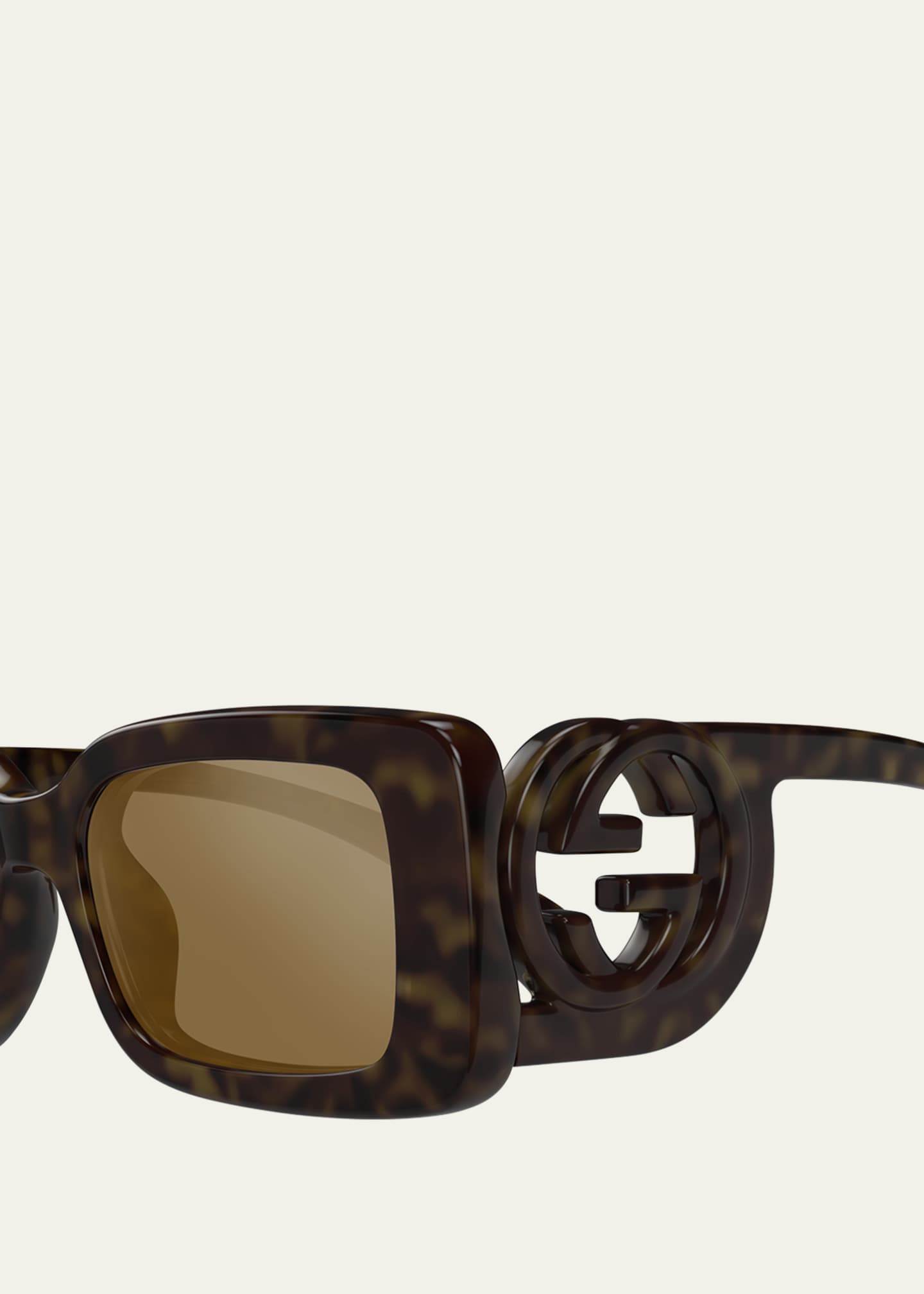 Shop Gucci Gucci Generation 54MM Rectangular Acetate