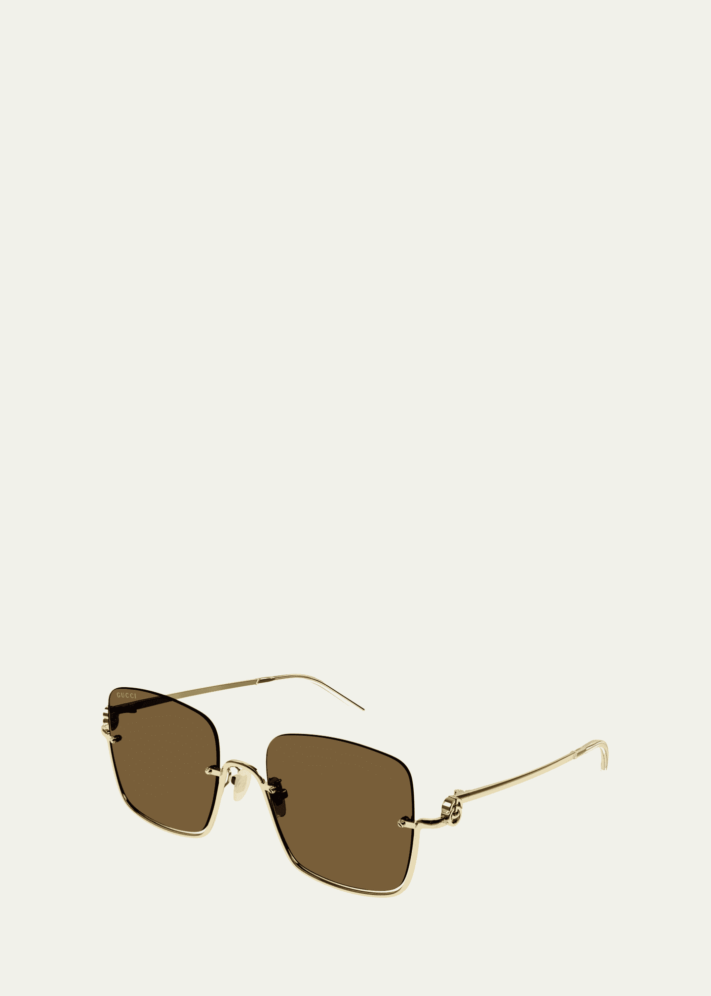 Square metal and acetate sunglasses online