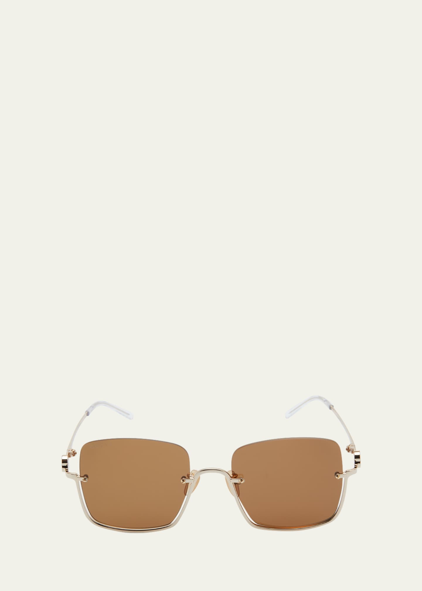 Gucci square metal and acetate sunglasses sales