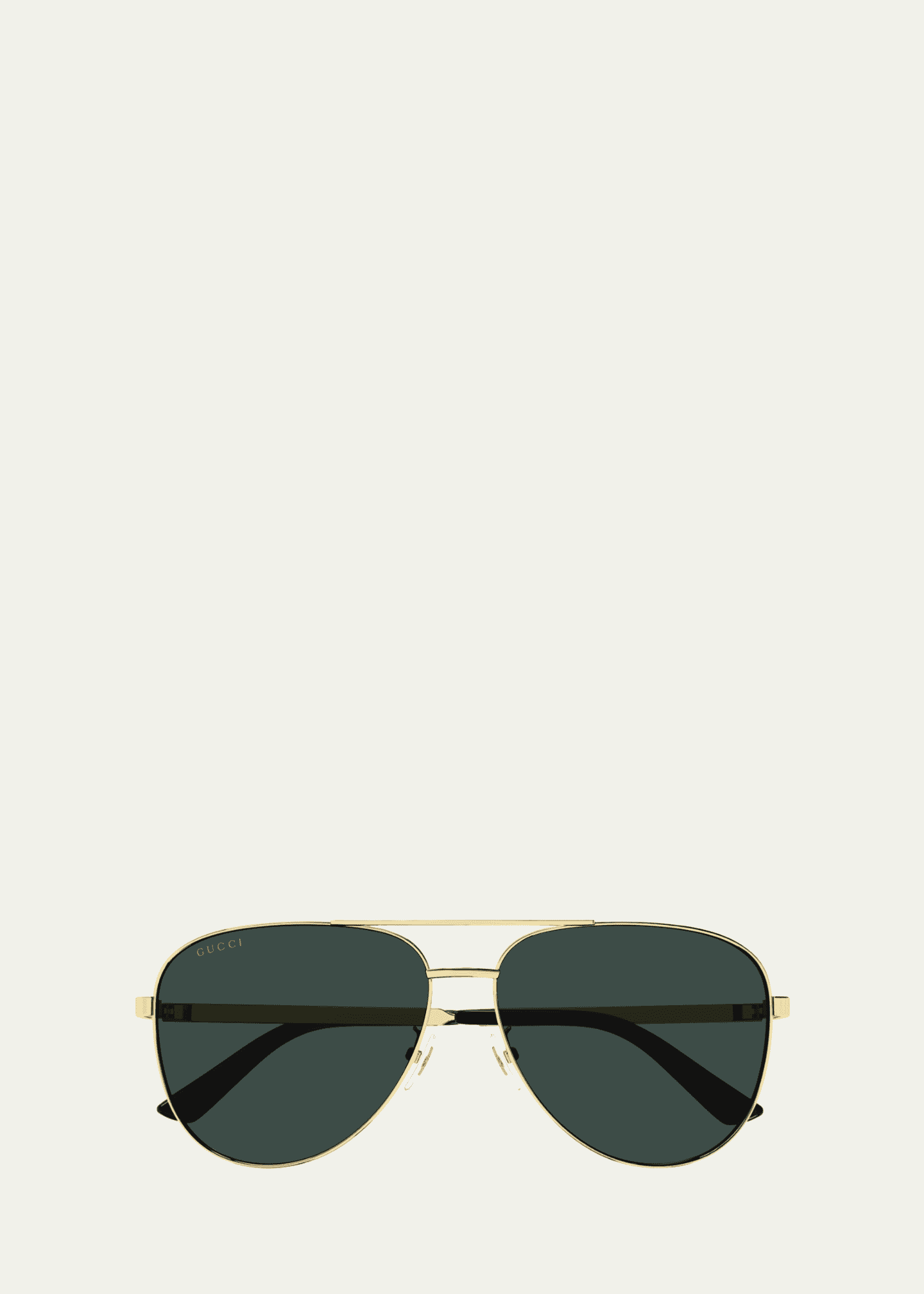 Gucci Metal Pilot Sunglasses, Gold - Bergdorf Goodman