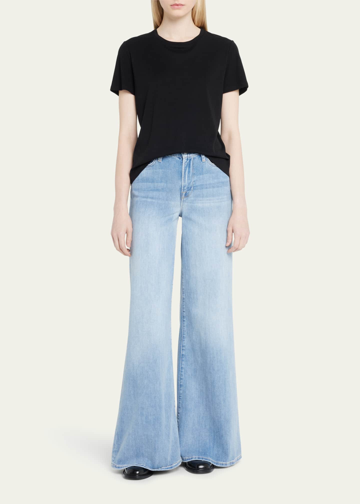 FRAME Le Palazzo High-Rise Wide Jeans - Bergdorf Goodman