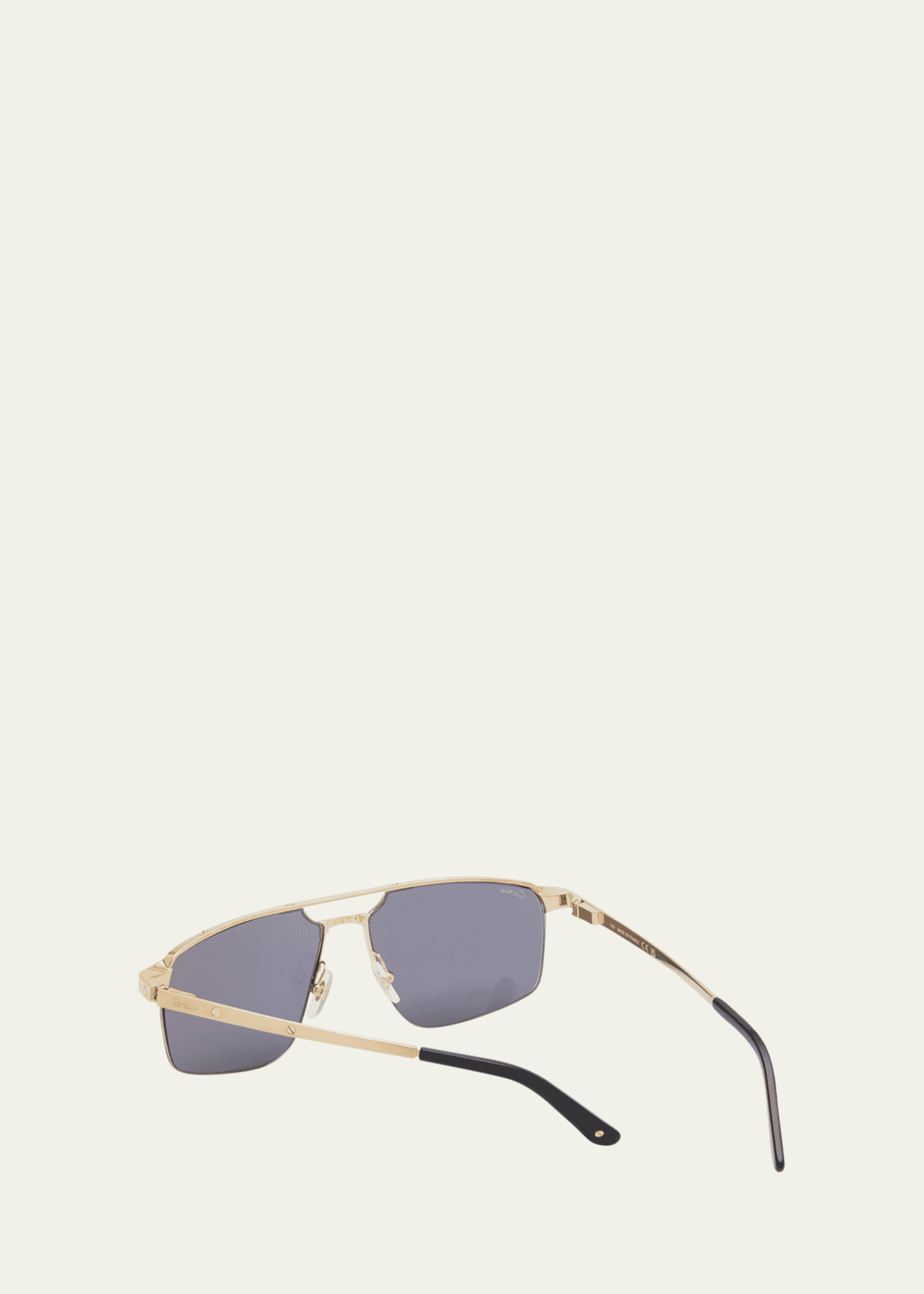 Cartier Men's Square Rimless Metal Sunglasses - Bergdorf Goodman