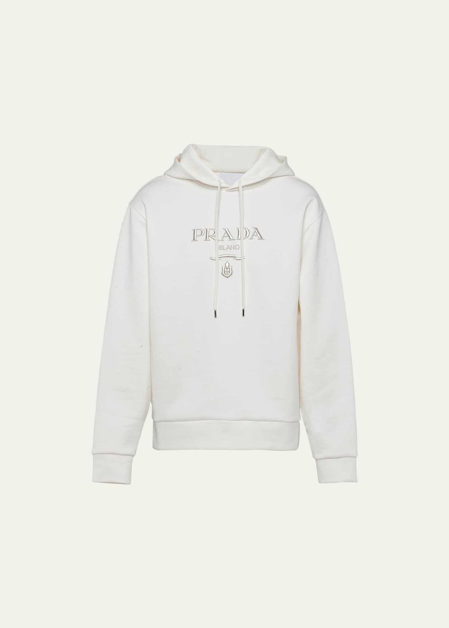 Prada Men s Tech Fleece Embroidered Sweatshirt