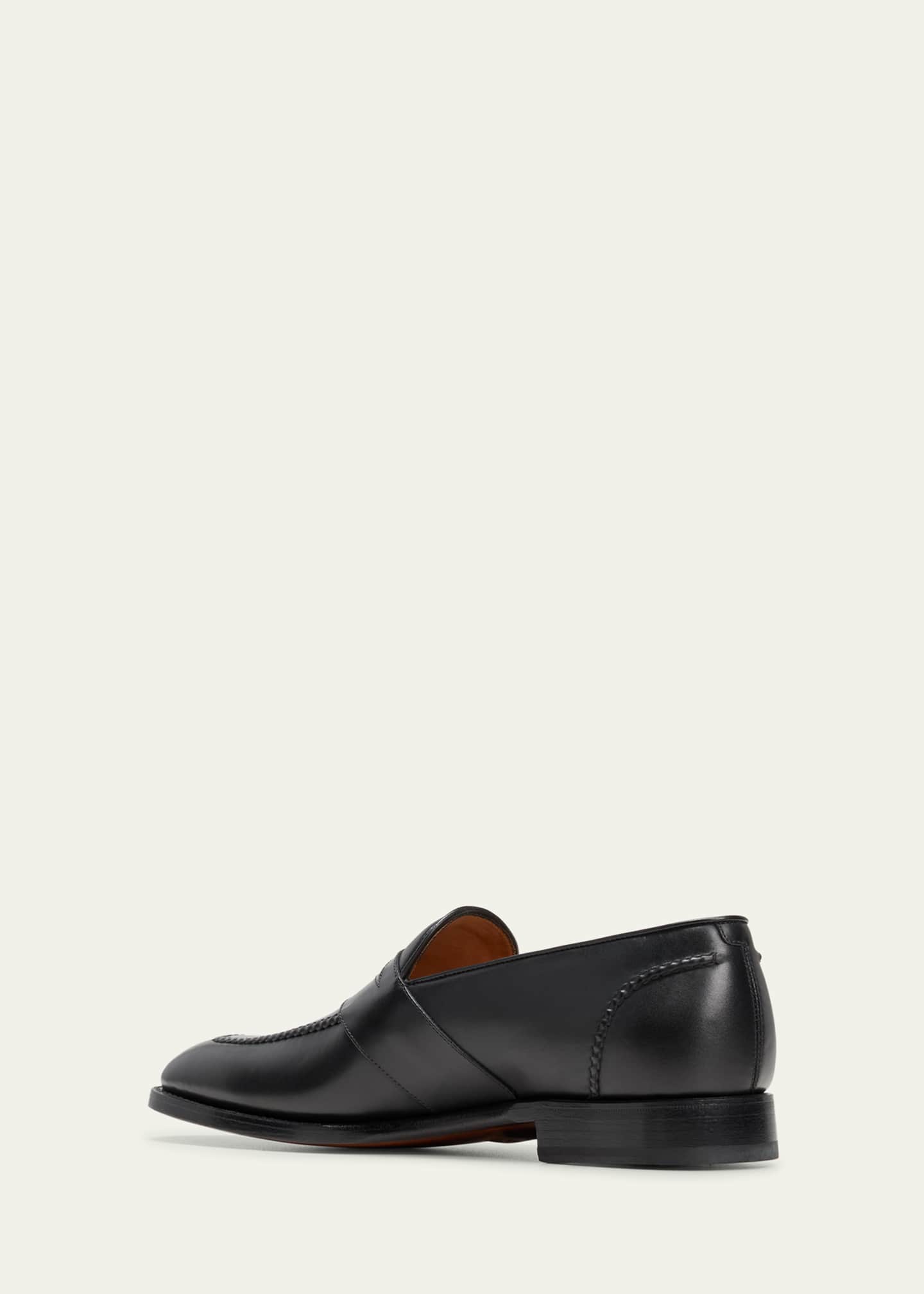 Ralph Lauren Purple Label Men's Meegan Leather Derby Shoes Image 2 of 3