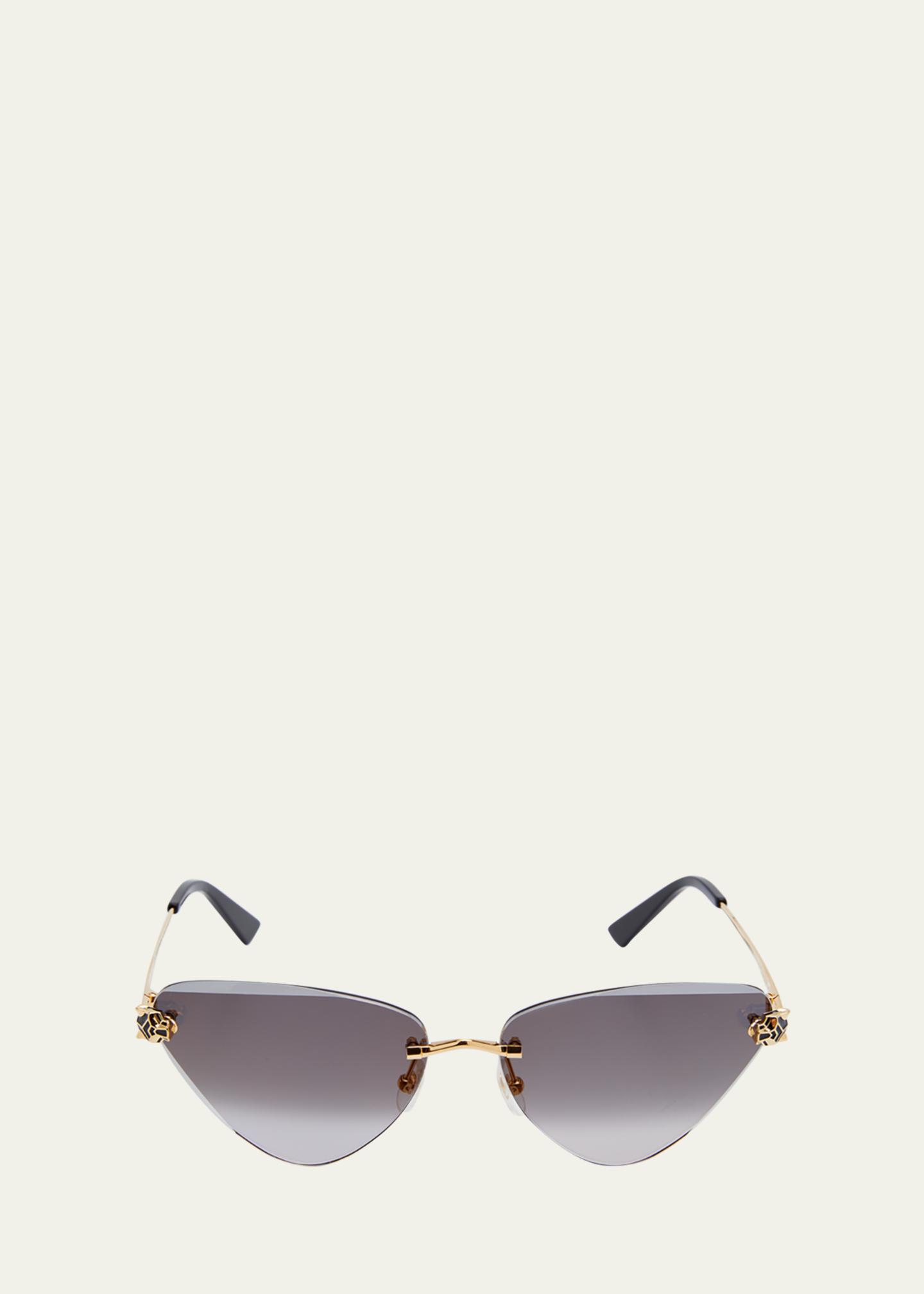 Cartier Panthere De Cartier Rimless
Metal Cat Eye Sunglasses cat-eye ?NEW bg_4472964_100244_z main image 4