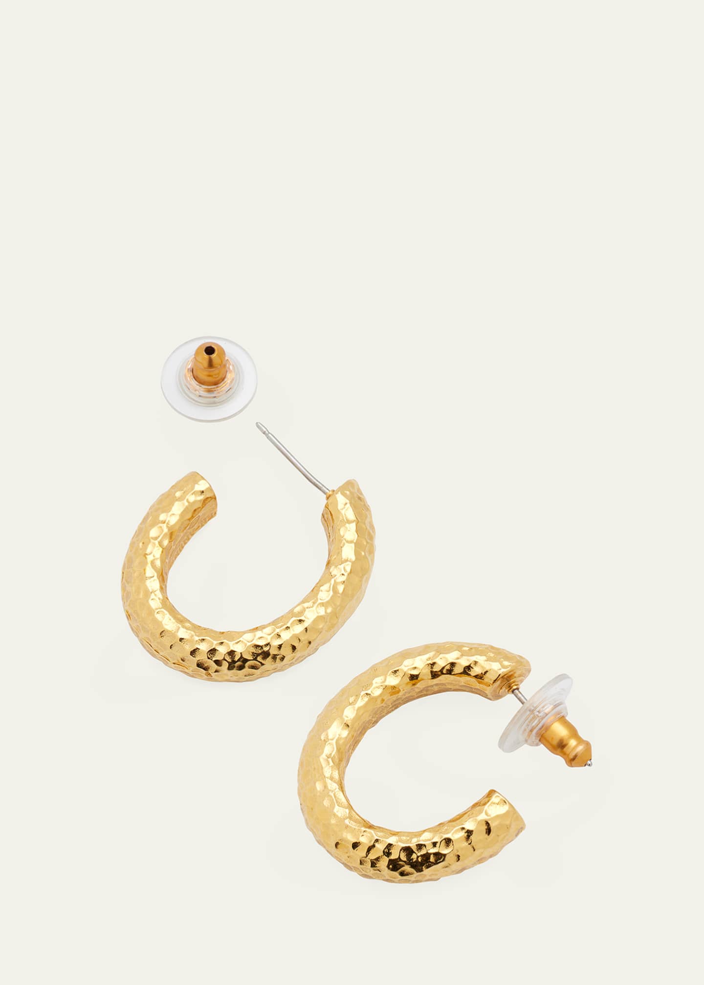 BenAmun Small Hammered Gold Hoop Earrings Bergdorf Goodman