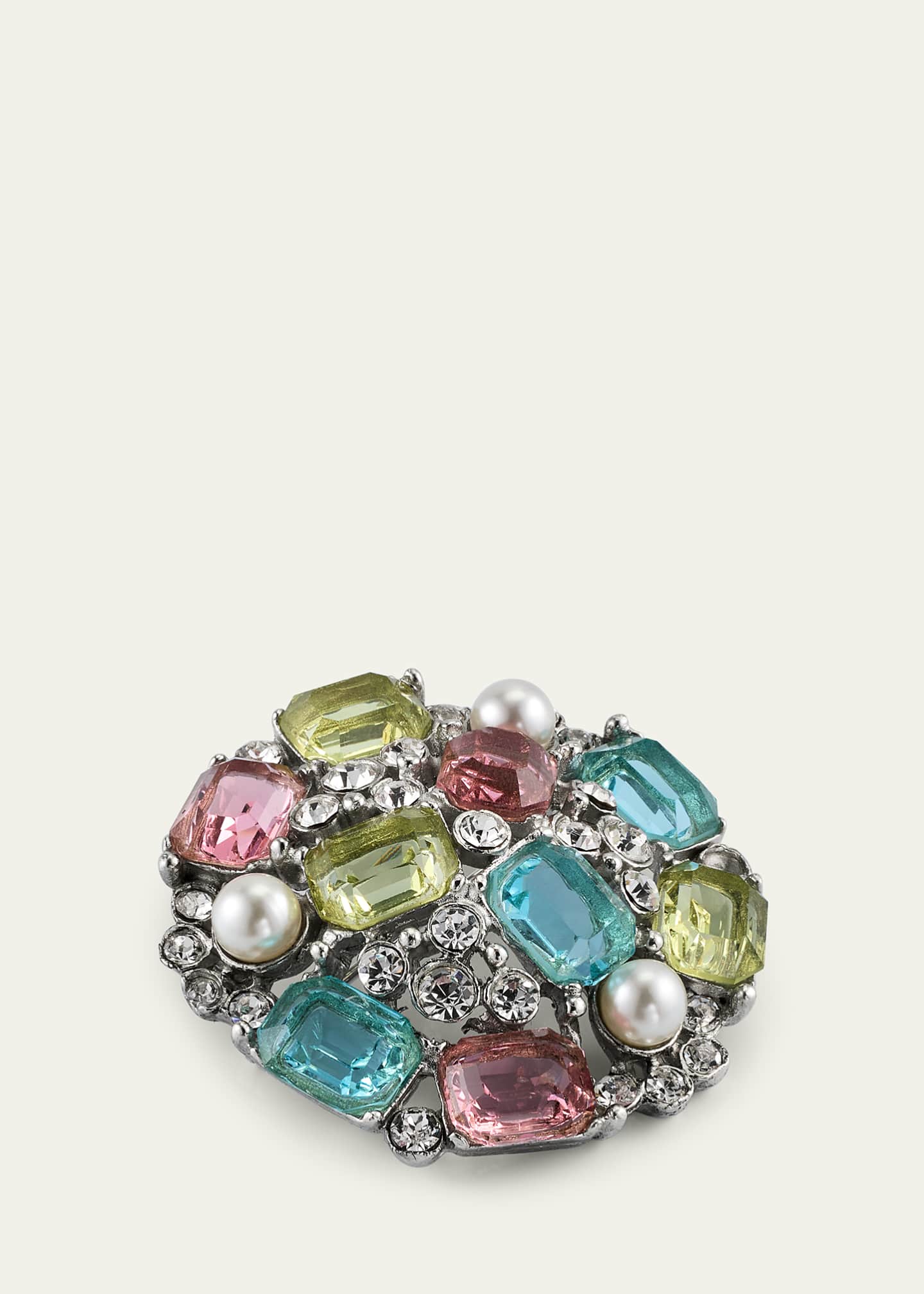 Ben-Amun Multi-Stone Crystal Pin Image 3 of 4