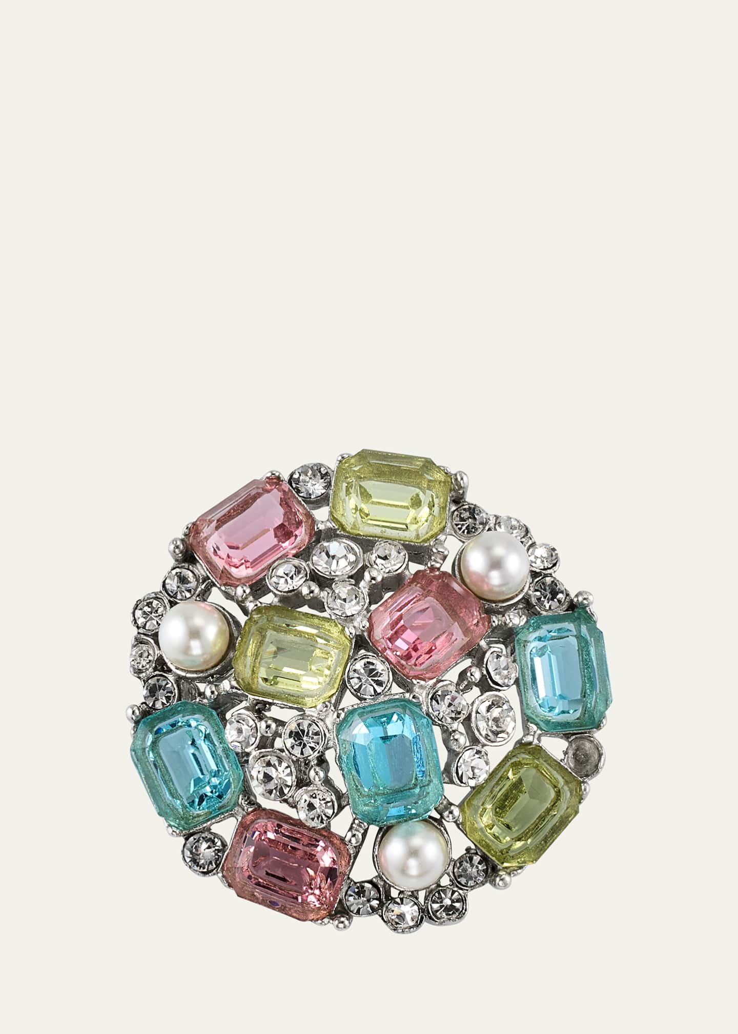 Ben-Amun Multi-Stone Crystal Pin Image 1 of 4