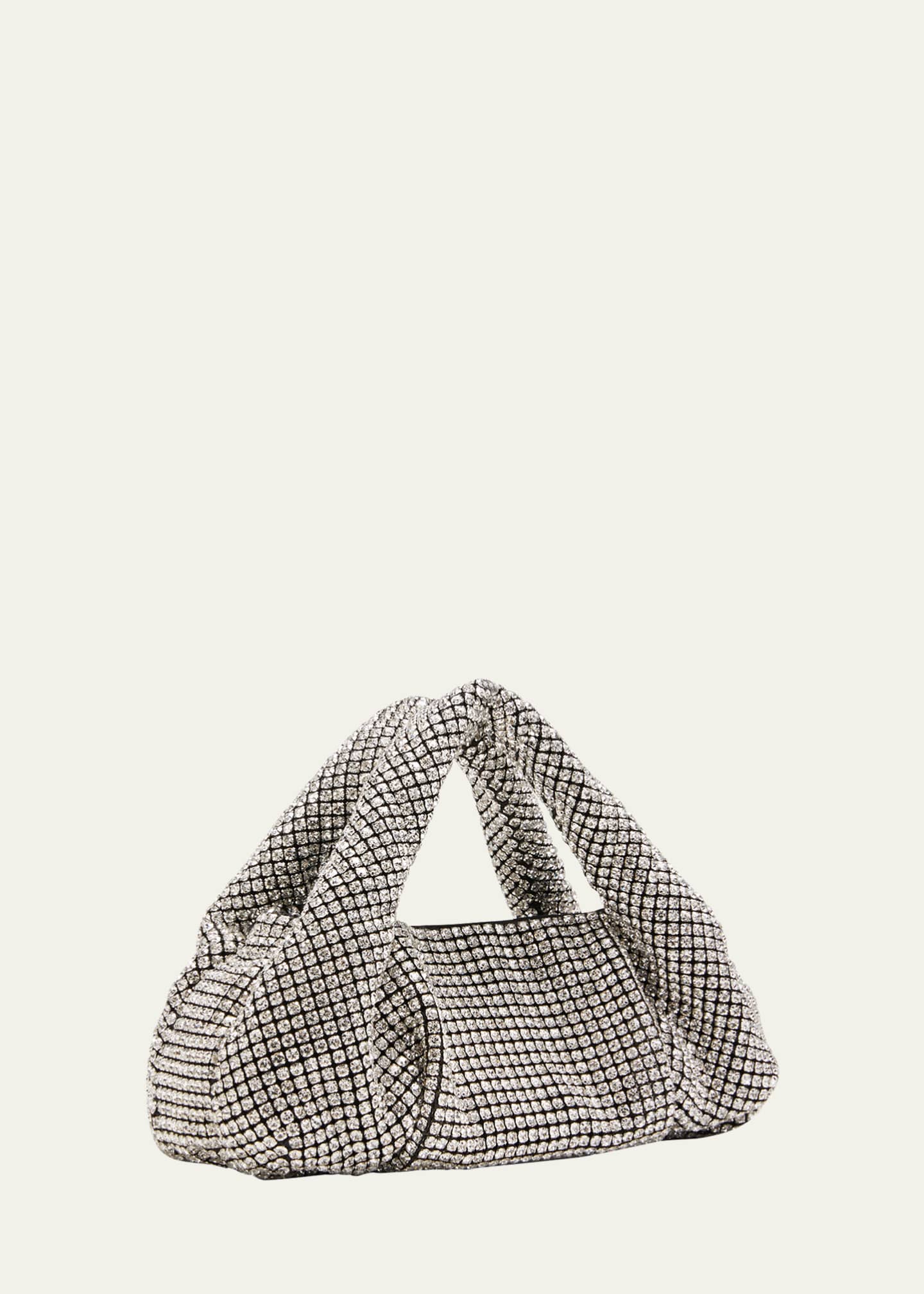 Stuart Weitzman The Moda Mini Shine Crystal Top-Handle Bag Image 3 of 6