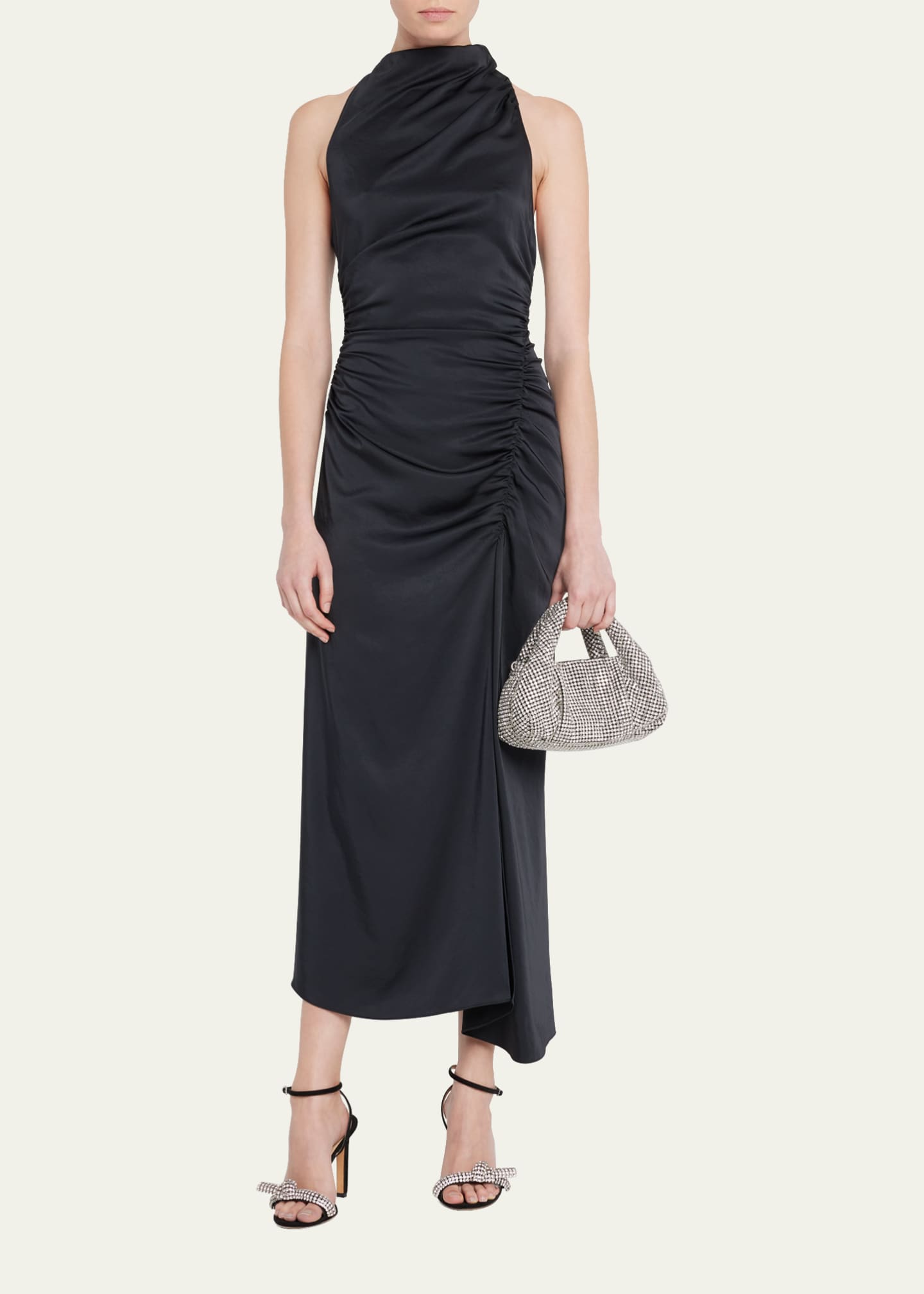 Stuart Weitzman The Moda Mini Shine Crystal Top-Handle Bag Image 5 of 6