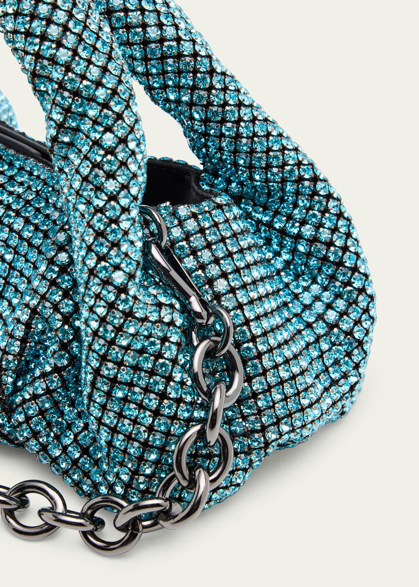 Stuart Weitzman The Moda Mini Shine Crystal Top-Handle Bag Image 6 of 6