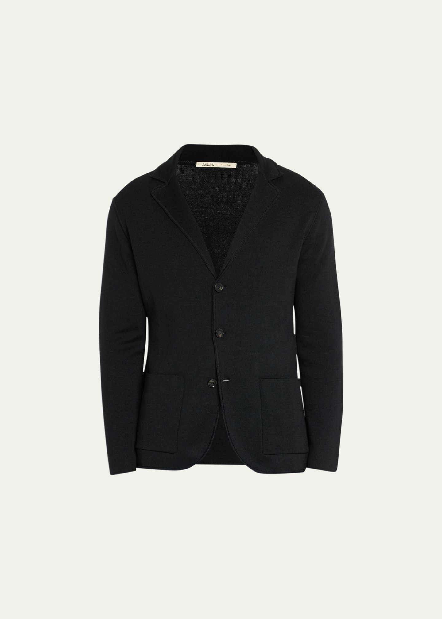 Maurizio Baldassari Men's Merino Wool Sweater Jacket - Bergdorf Goodman