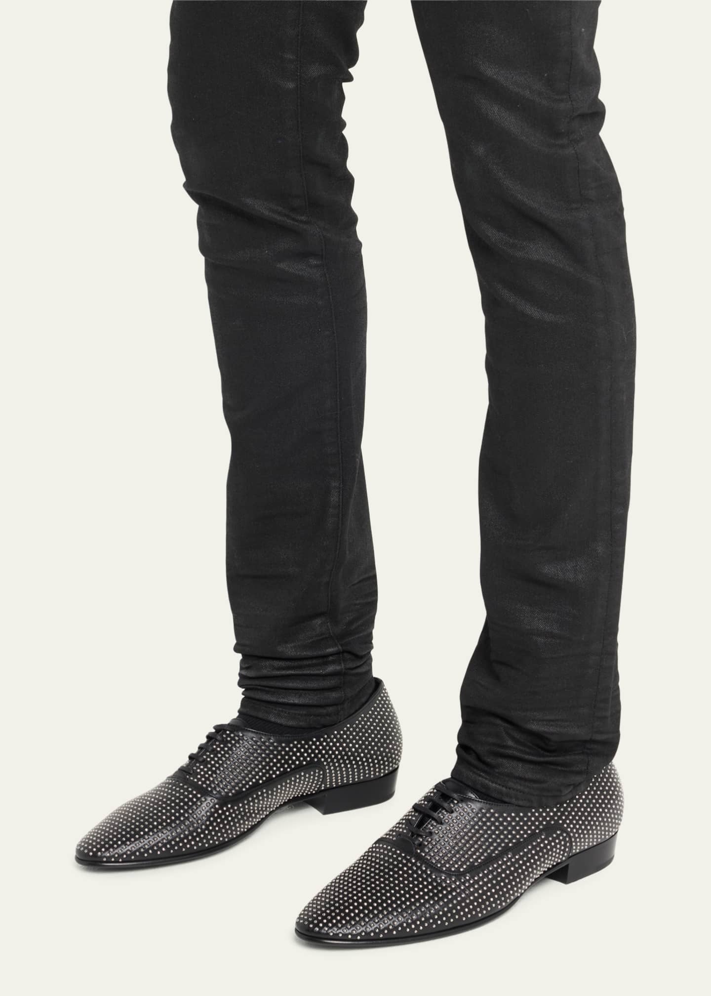 Ysl studded shoes on sale