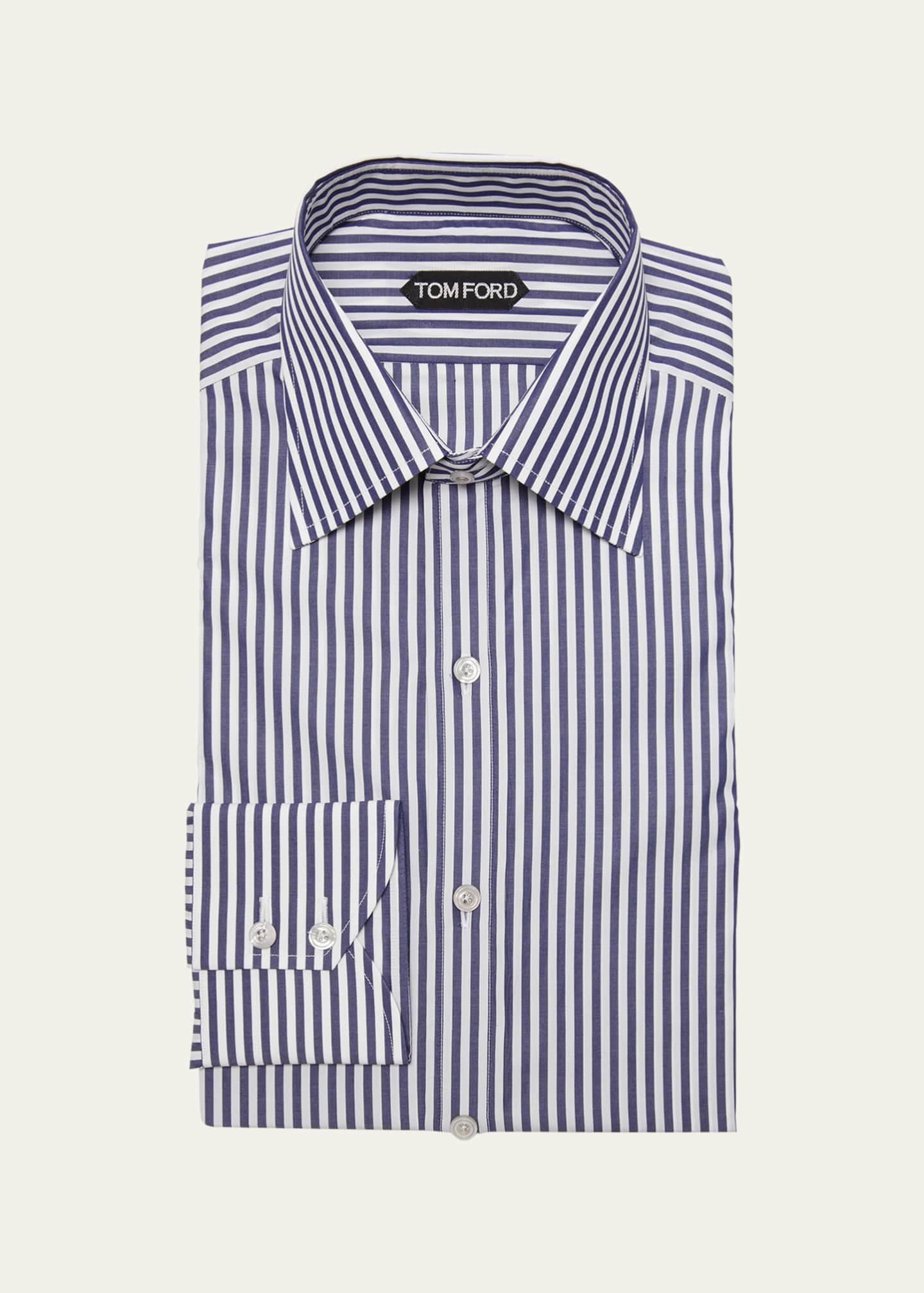 Buy Blue Slim Fit Dress Shirt by  with Free Shipping