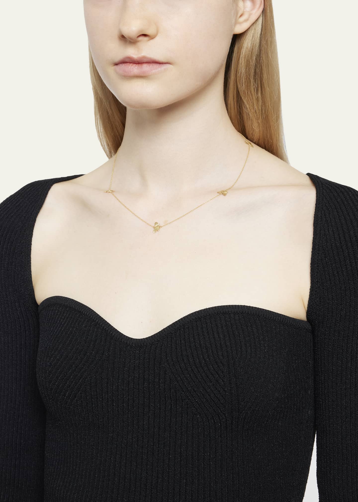 James Banks 5 Migration Necklace With Solid 18k Yellow Gold Image 2 of 4