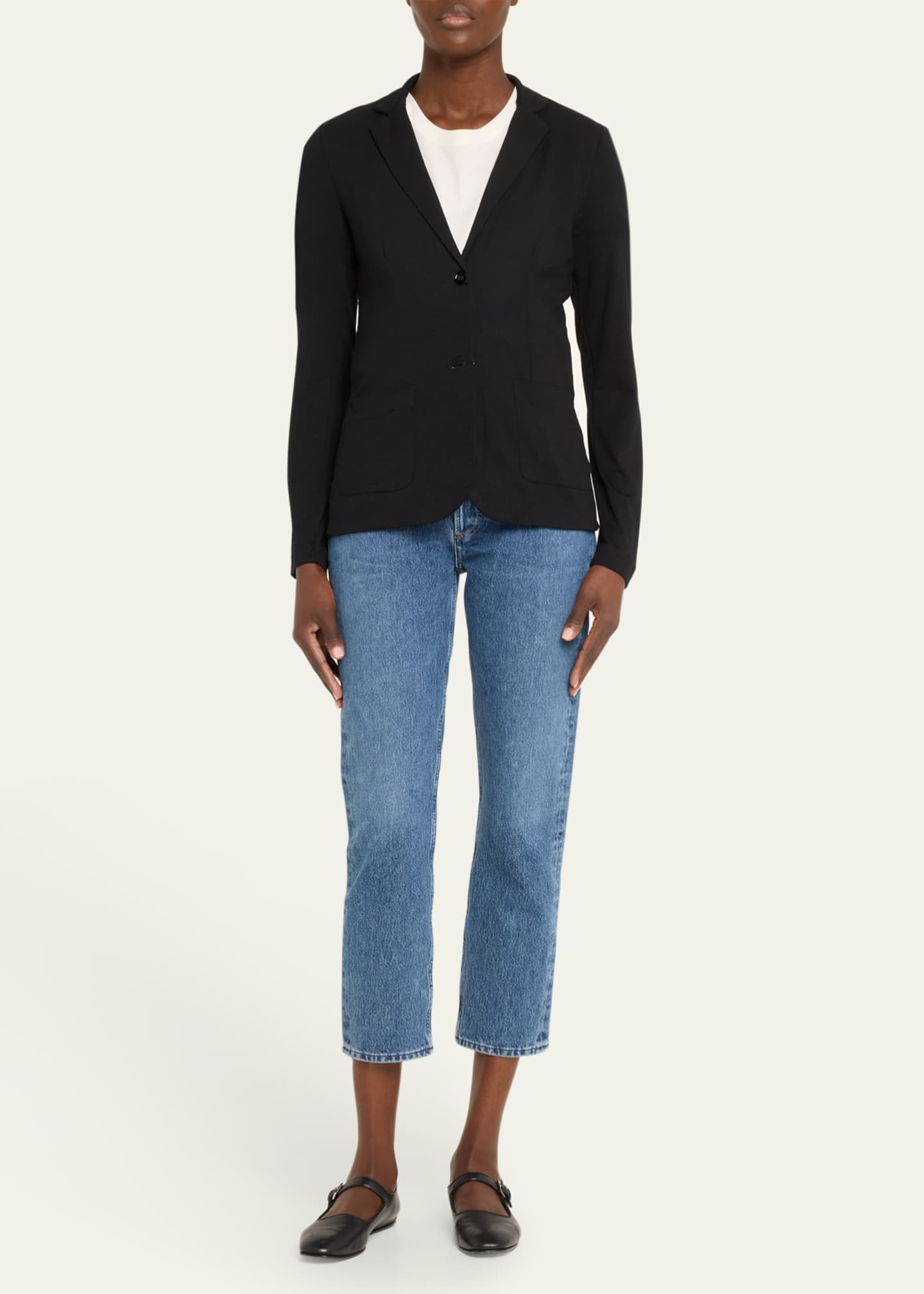 Majestic Filatures Soft Touch Two-Button Blazer Image 2 of 5