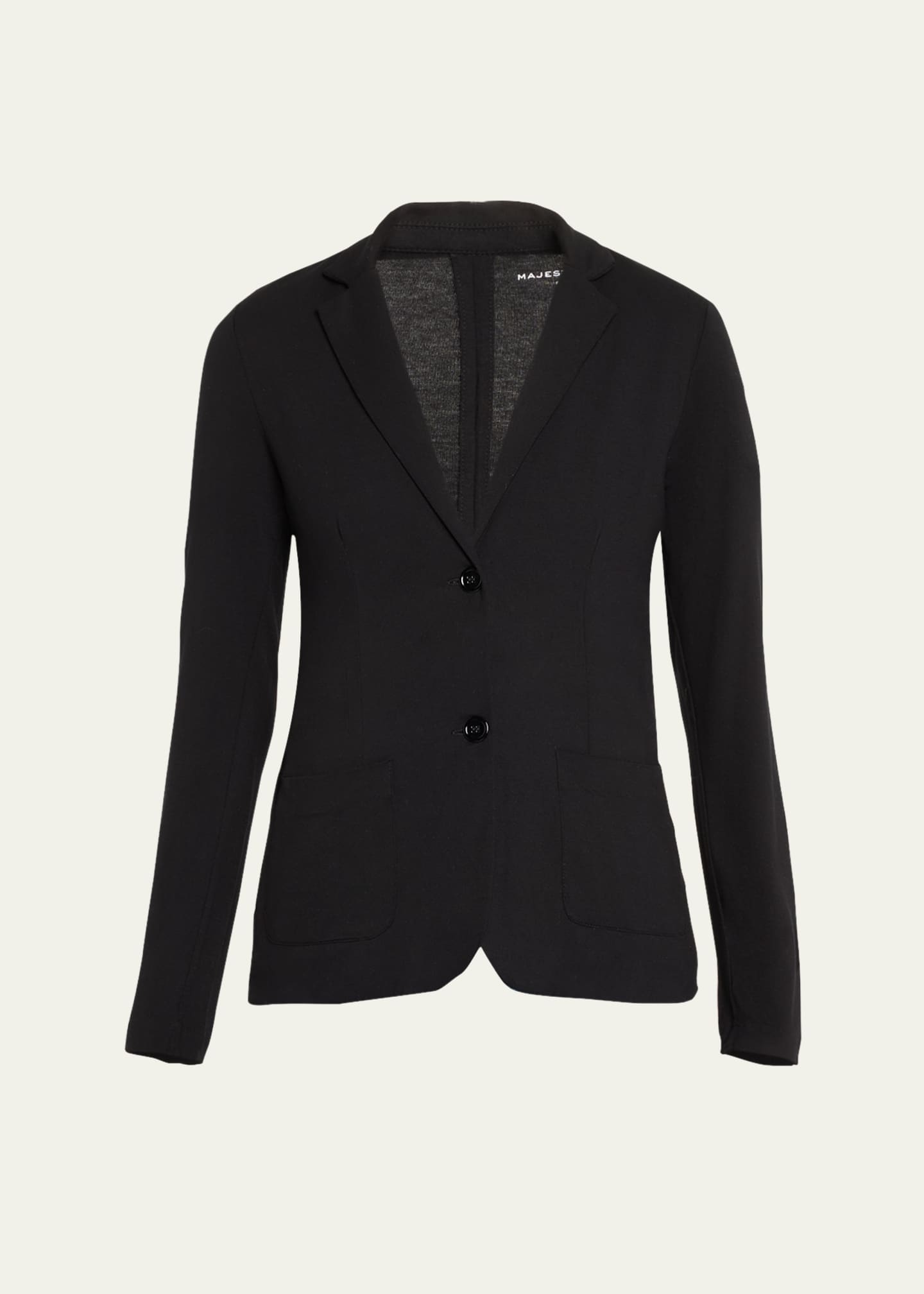 Majestic Filatures Soft Touch Two-Button Blazer Image 1 of 5