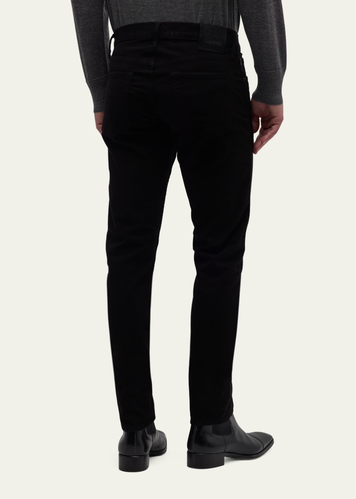 TOM FORD Men's Moleskin Slim-Fit Jeans Image 3 of 6
