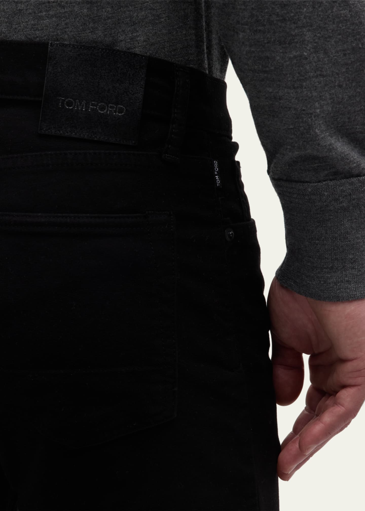 TOM FORD Men's Moleskin Slim-Fit Jeans Image 6 of 6