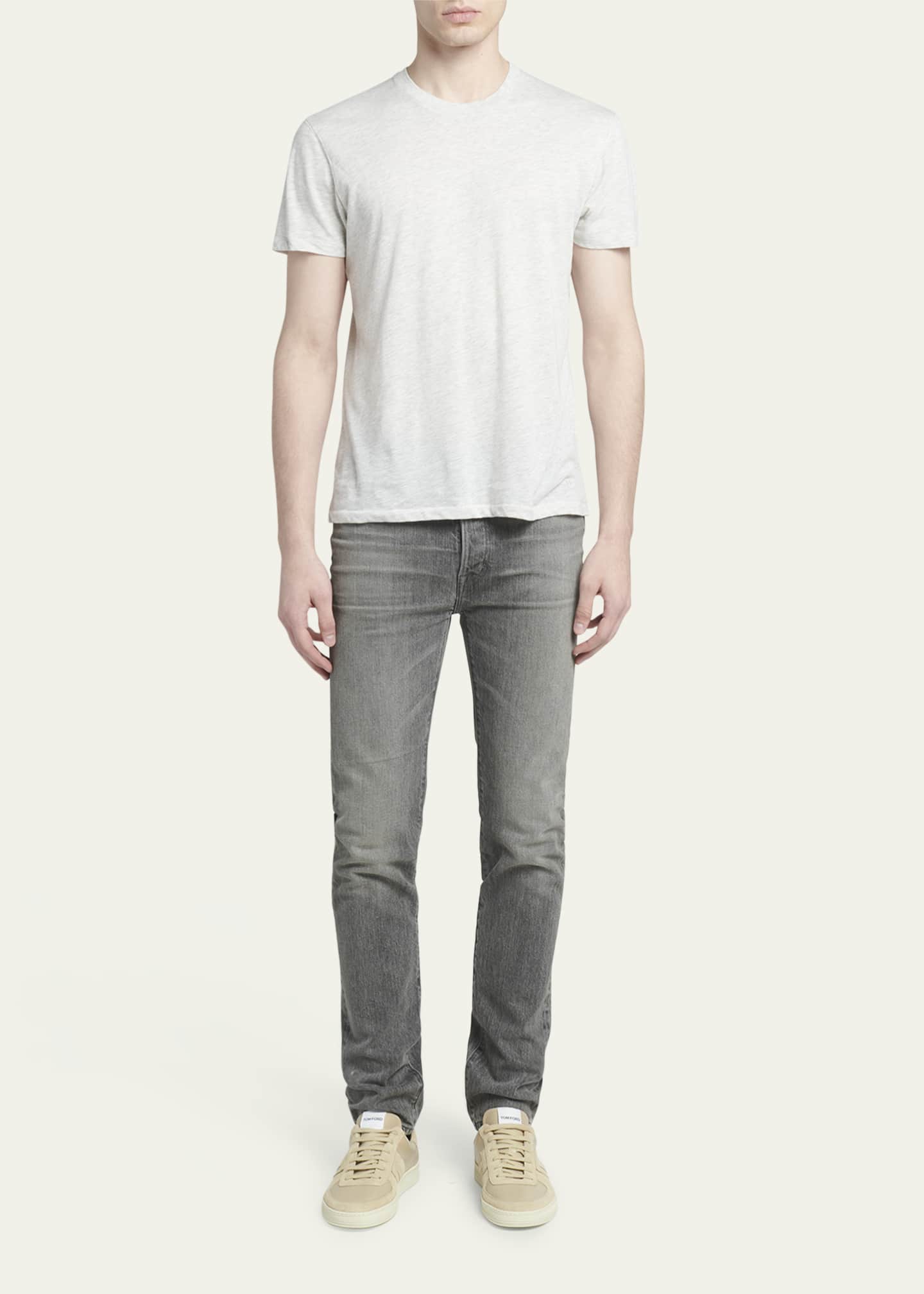 TOM FORD Men's Cotton Crewneck T-Shirt Image 2 of 5