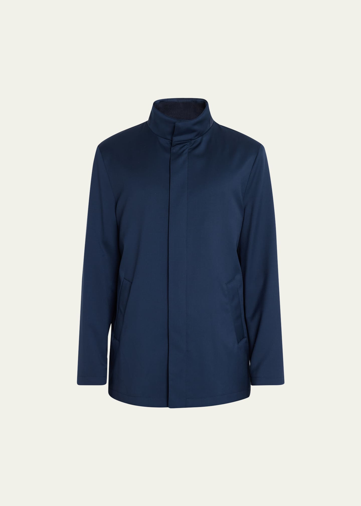 Mandelli Men's Wool Car Coat Bergdorf Goodman