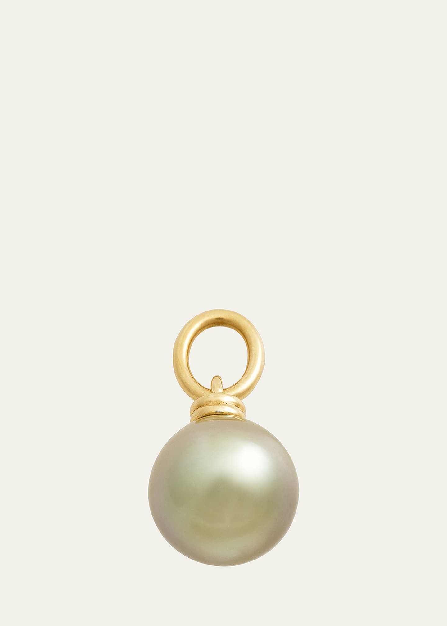 Sherman Field, 1967 18K Medium Tahitian Round Pearl Pendant Image 3 of 3