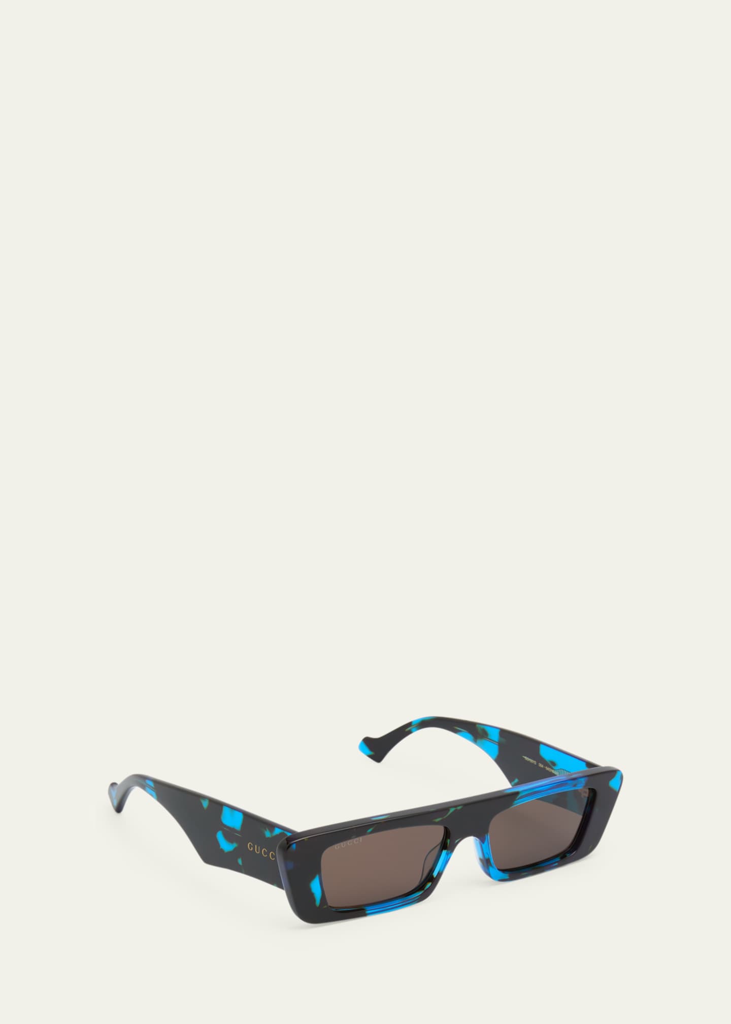 サングラス Gucci Printed Acetate Sunglasses Gucci Men's Logo Rectangle Acetate Sunglasses - Bergdorf Goodman