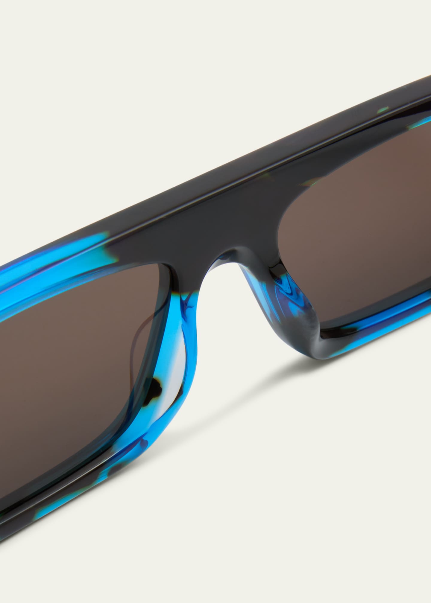 Gucci Men's Logo Rectangle Acetate Sunglasses - Bergdorf Goodman