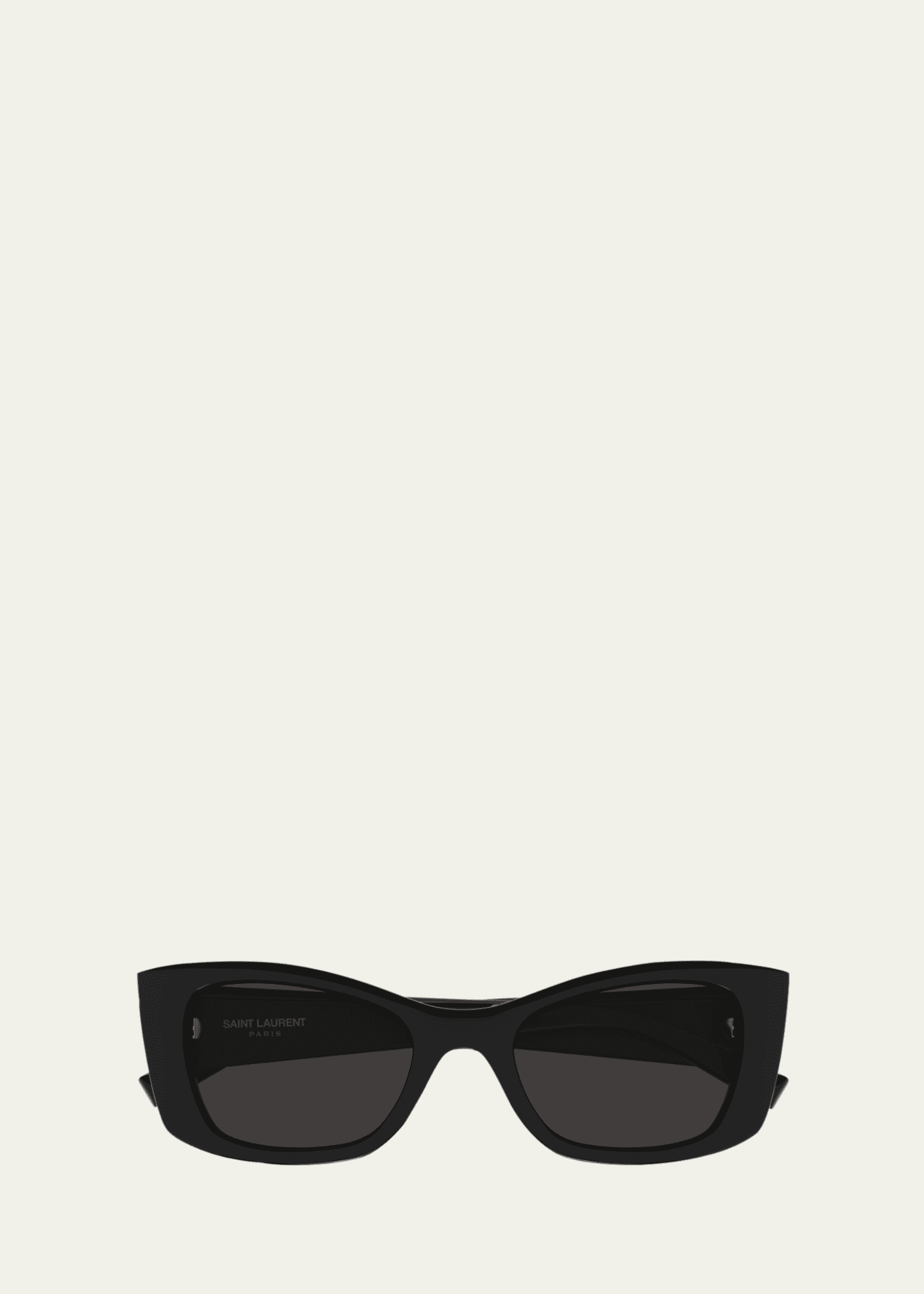 Saint Laurent Logo Injection Plastic CatEye Sunglasses Bergdorf Goodman