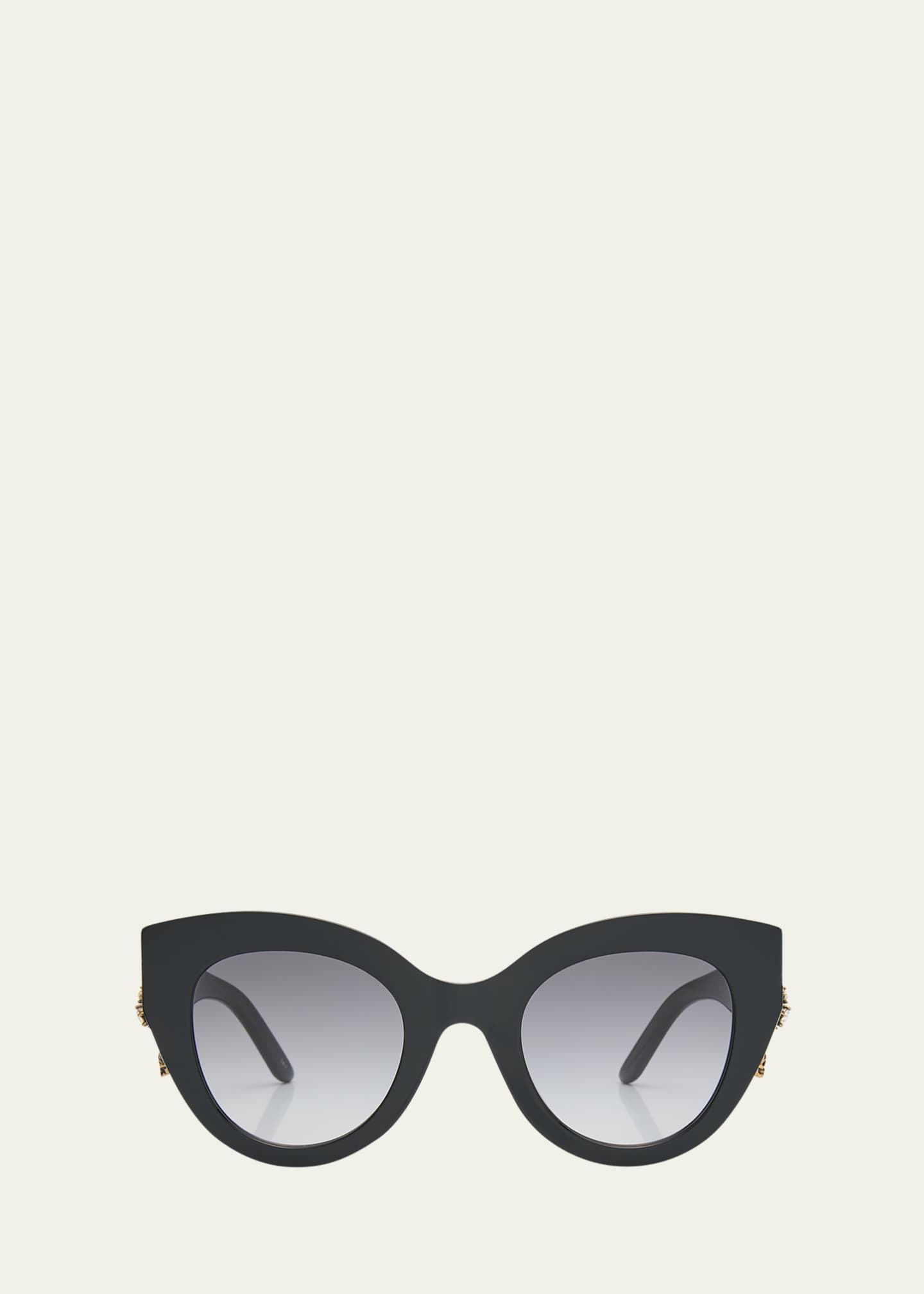 Alexander mcqueen sale round acetate sunglasses