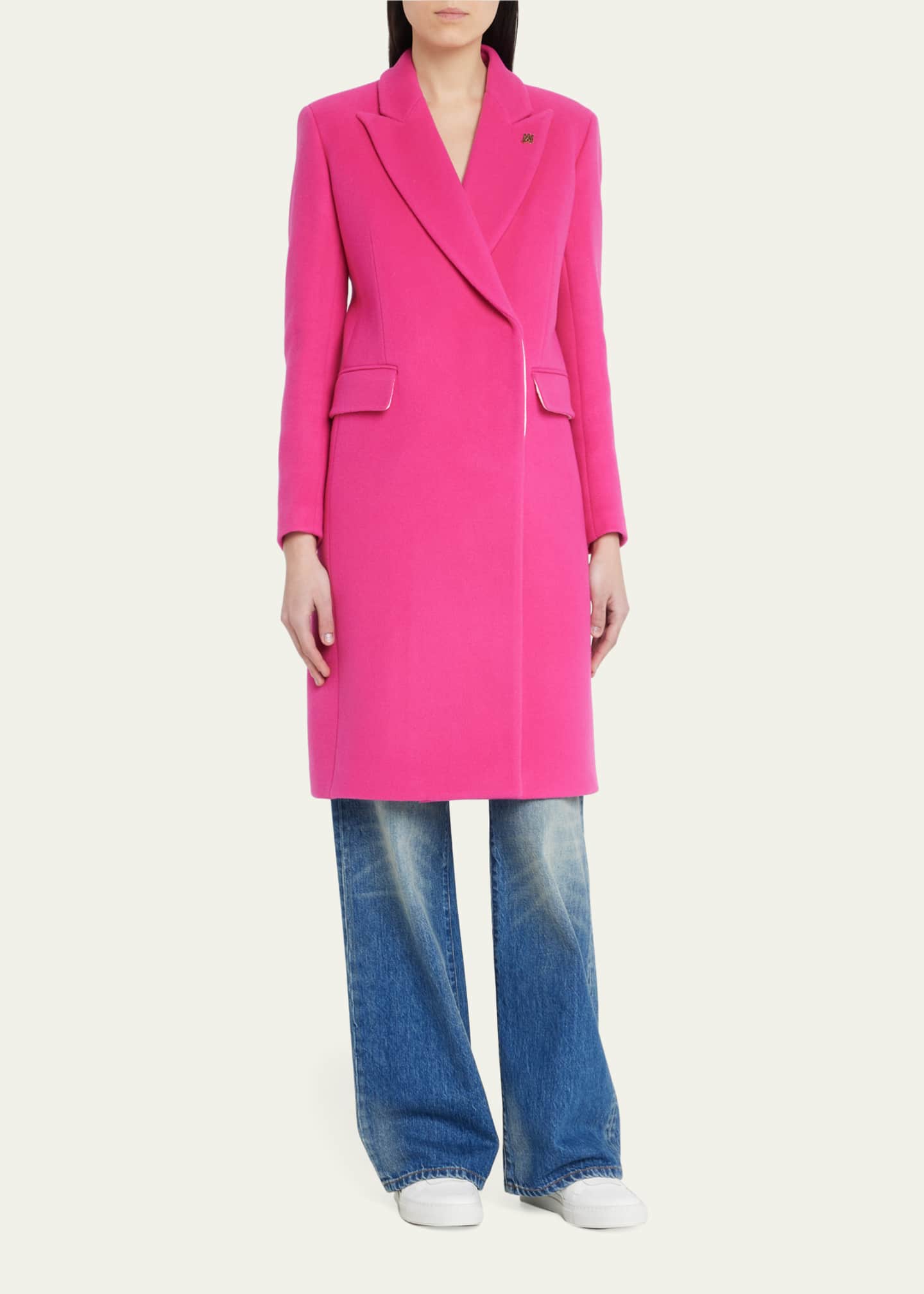 Amiri Long Wool Coat Bergdorf Goodman