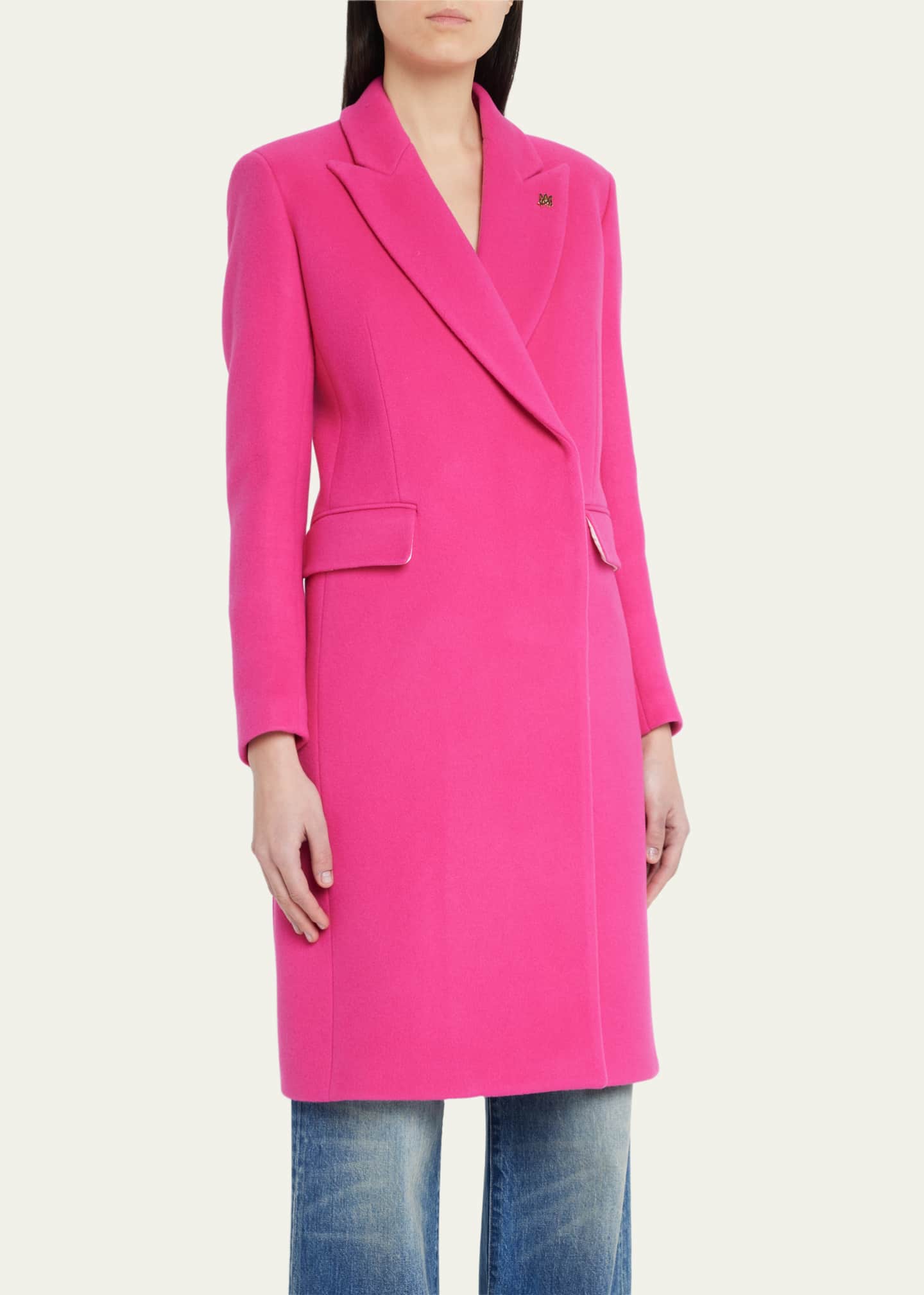 Amaris Gray Long Line Coat