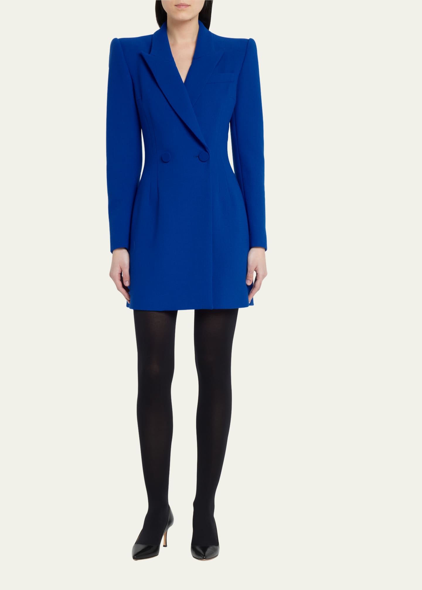 Sergio Hudson Contoured DoubleBreasted Mini Jacket Dress Bergdorf