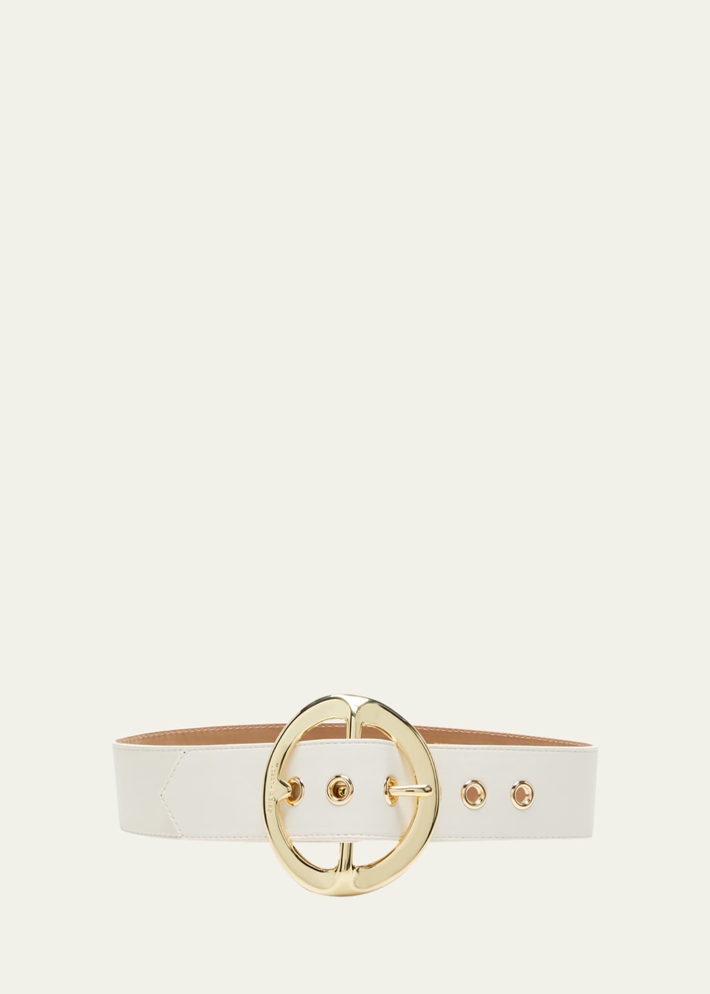 Sergio Hudson Signature Leather Buckle Belt Bergdorf Goodman