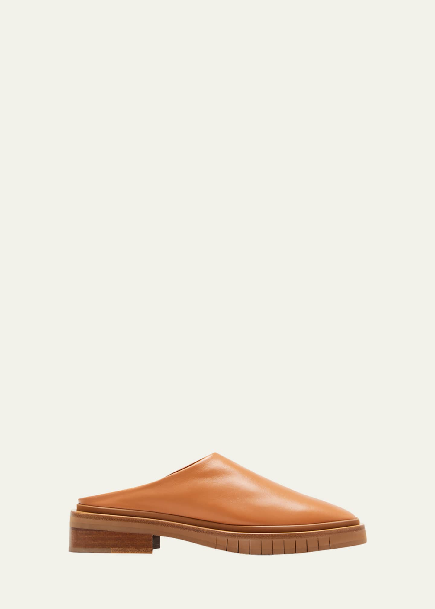 Clergerie Paris Napa Leather Slide Mules - Bergdorf Goodman