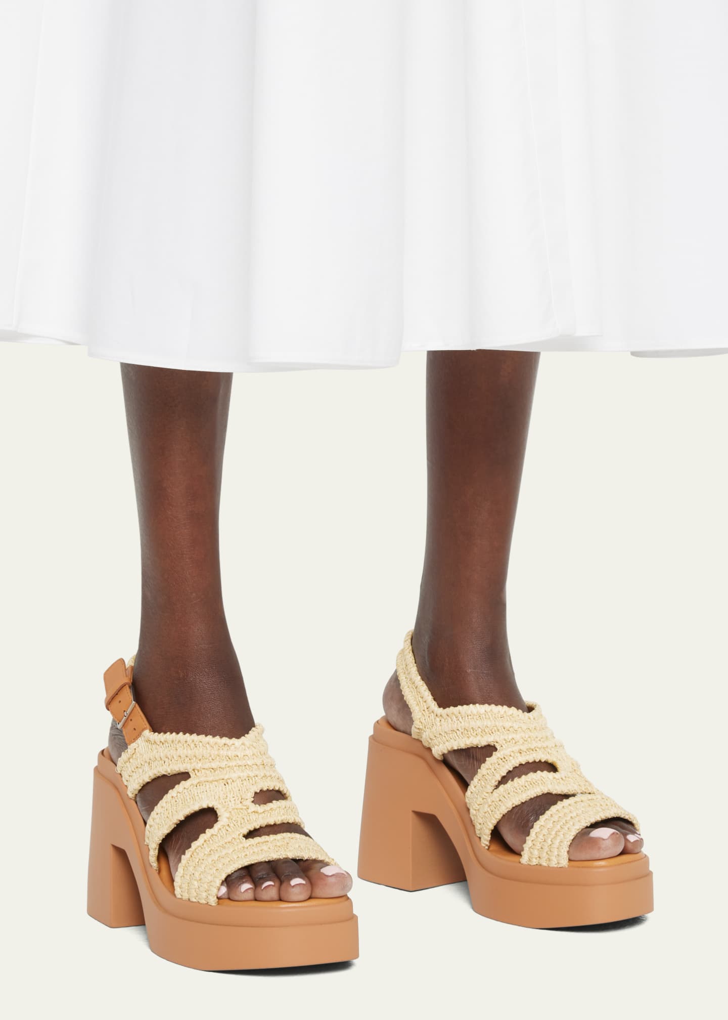 Clergerie raffia sandals 2025